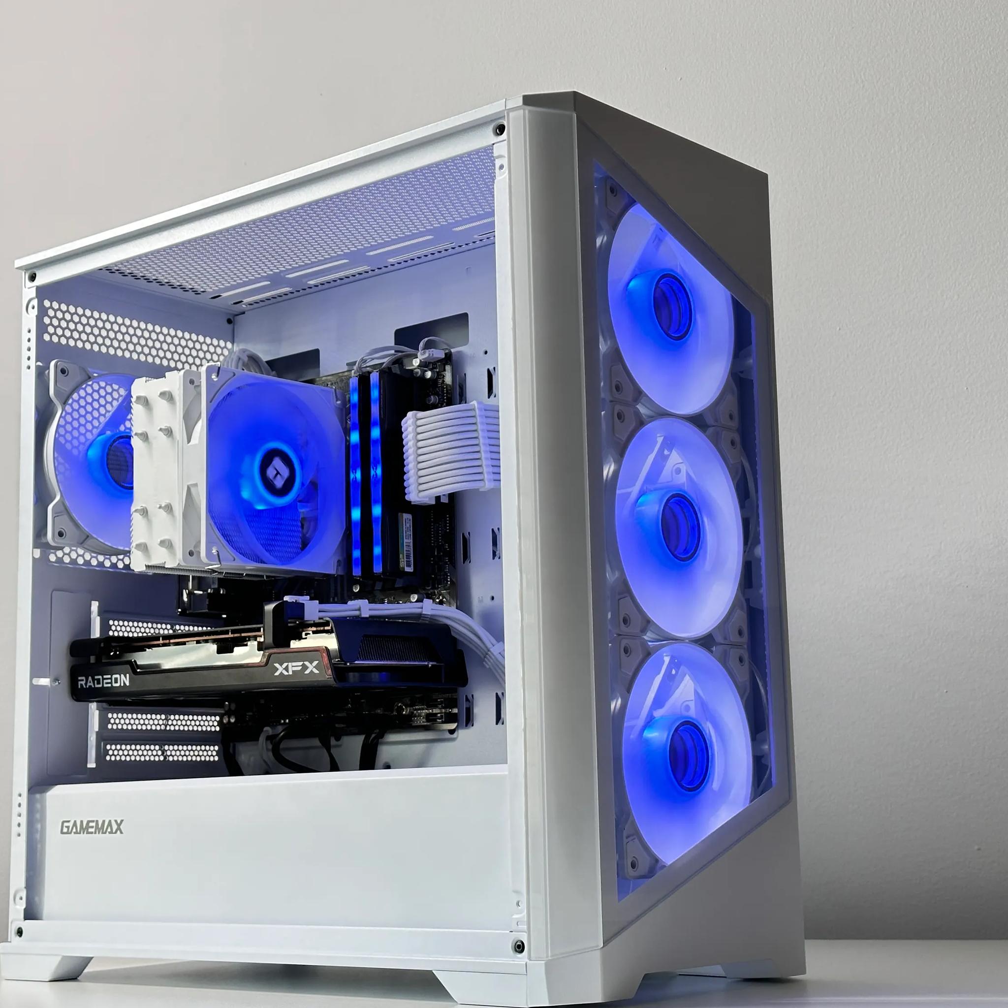 🧊Iceberg🧊 AMD RX 6650 XT 8GB🌨️AMD Ryzen 5 5600X 6Core🌨️32GB DDR4🌨️ 1TB SSD NVME