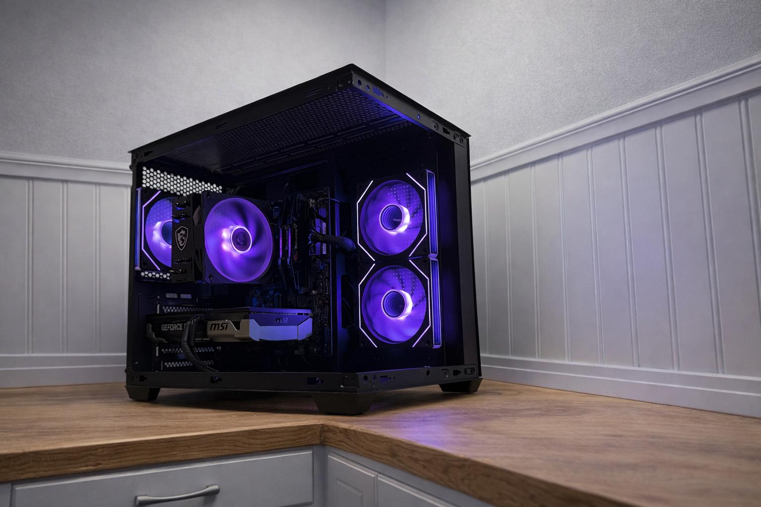 SMOKE RTX 5060ti 8g | 32GB RAM | 850W gold PSU | AMD 5500/ 1TB NVME