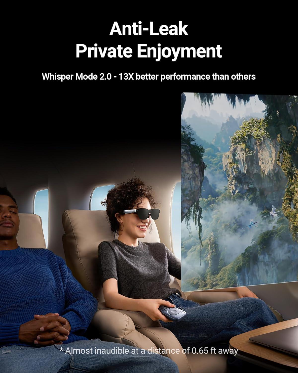 RAYNEO Air 2s AR/XR Glasses 201" 120Hz 5000 Nits FHD OLED Display, AR XR Video Gaming Glasses