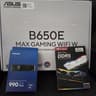 ASUS B650E Max Gaming WiFi W, 1TB Samsung 990 EVO Plus, Team Group 16GB DDR5 Set White