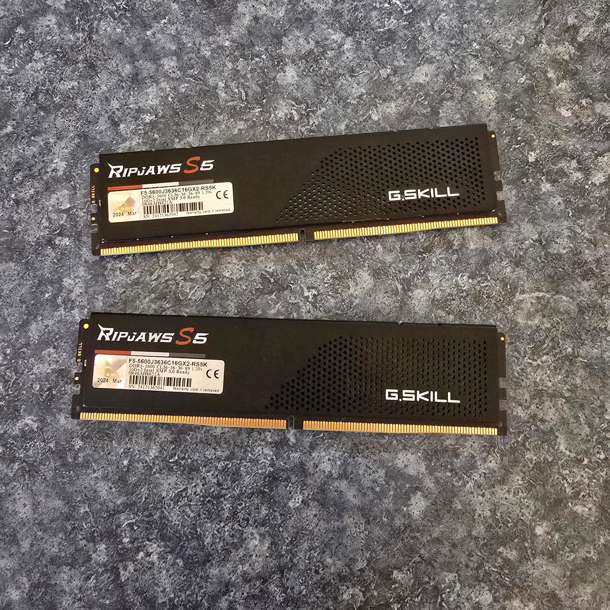 G.Skill Ripjaws S5 DDR5-5600 CL36