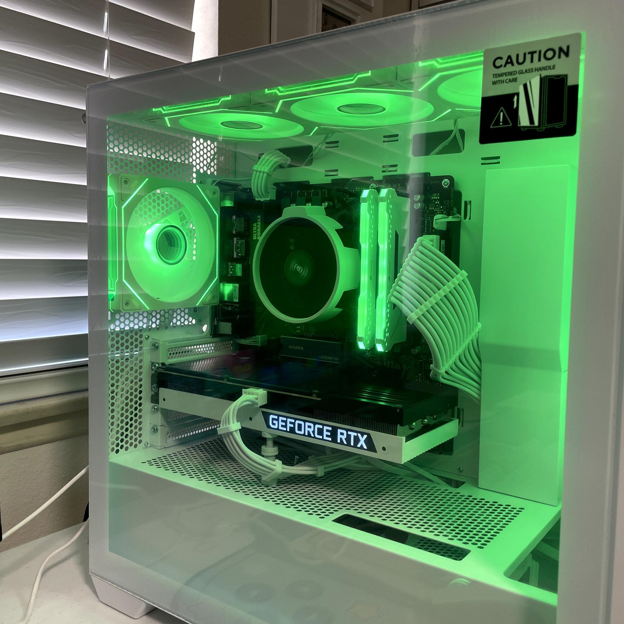 White RTX 3070 Gaming PC (Ryzen 5 5600X | 16GB RAM | 512GB RAM | WiFi + BT)