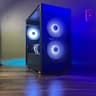 Blue and Black Budget RGB Gaming PC! Ryzen 5 5500 RX 5700XT 16gb Ram 1tb SSD Win11 home