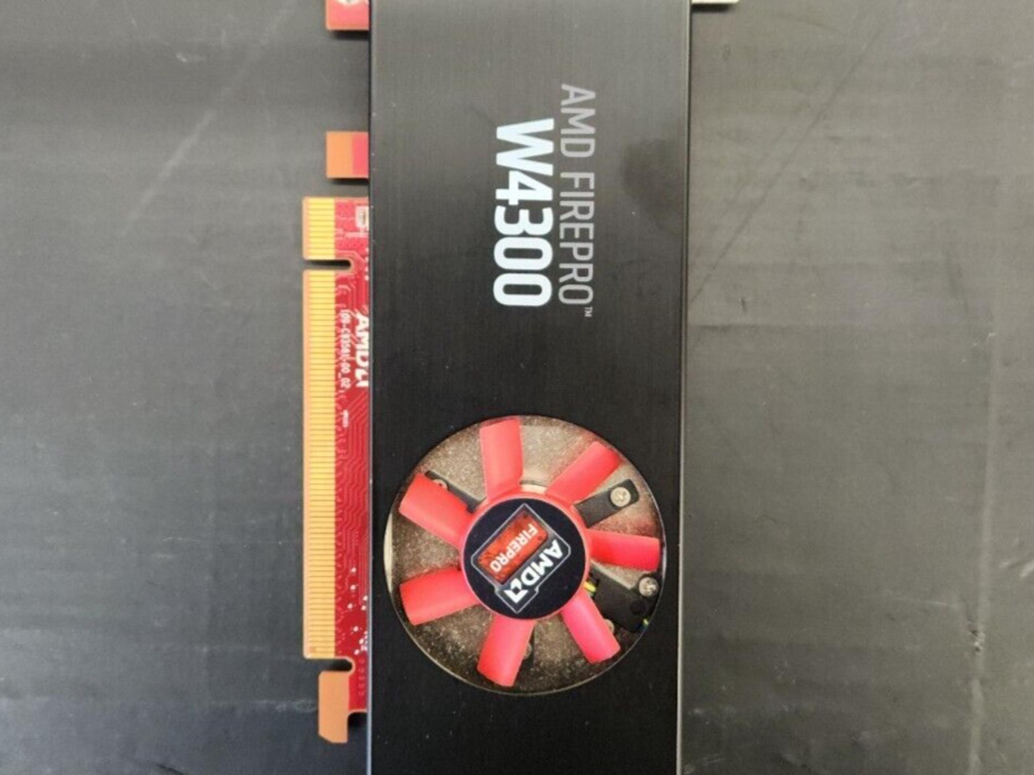 AMD FirePro W4300 4GB GDDR5 Graphics Card - 4x Mini DisplayPort