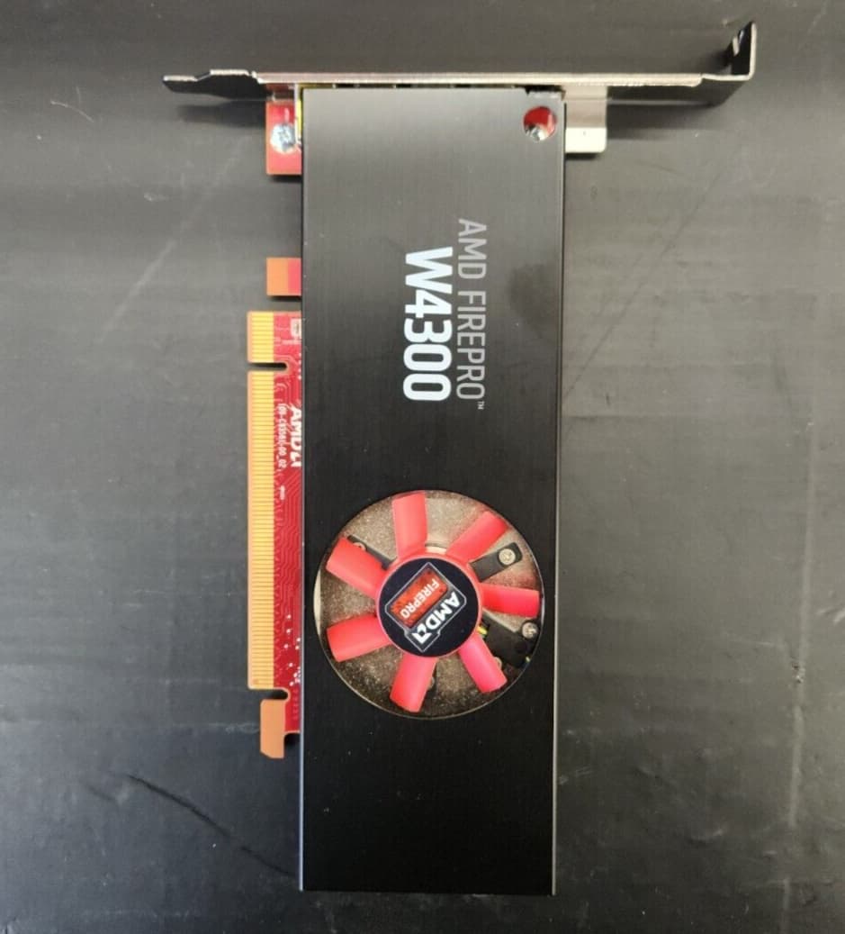AMD FirePro W4300 4GB GDDR5 Graphics Card - 4x Mini DisplayPort