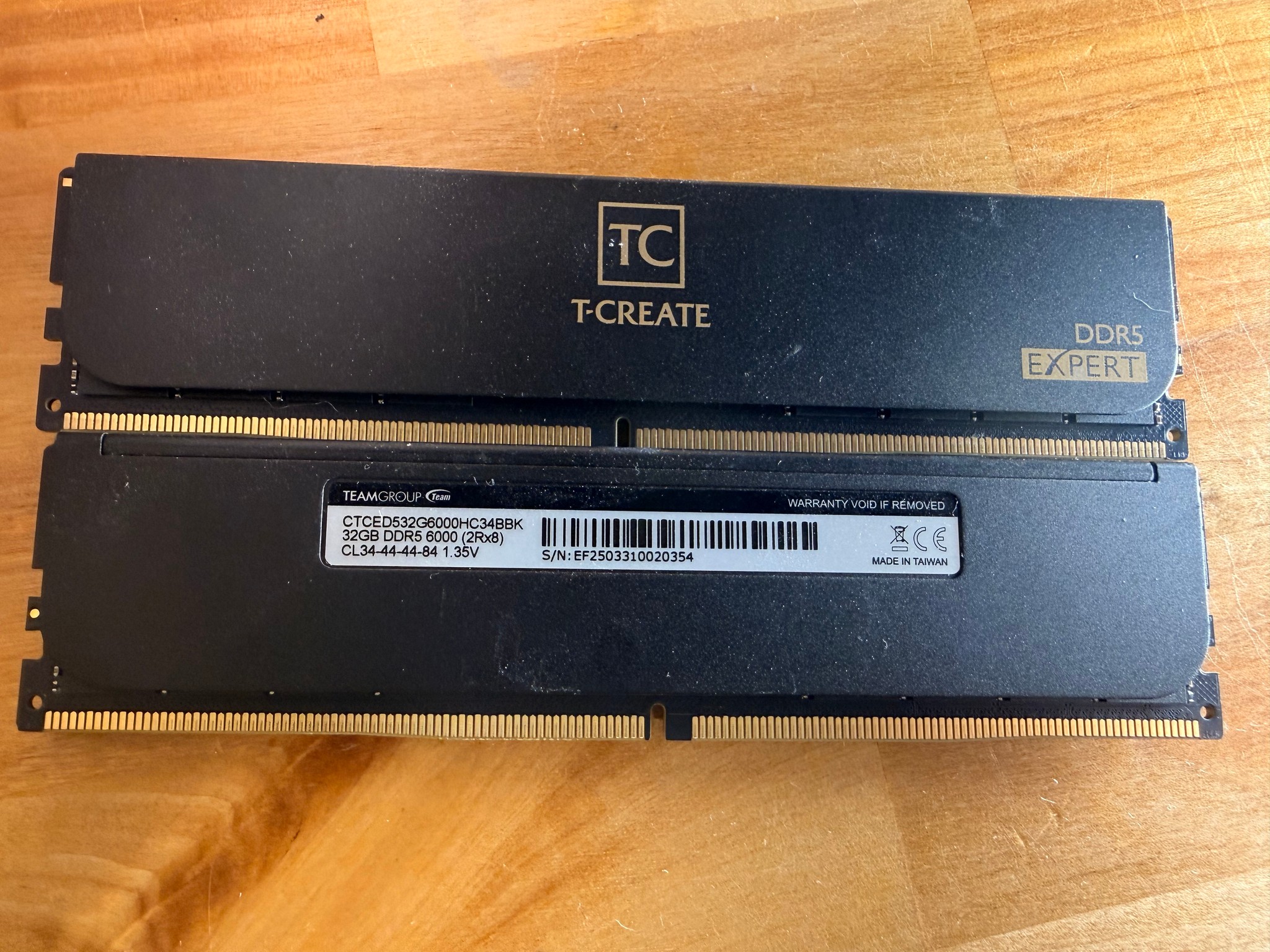 TEAMGROUP T. Create 64GB (2 x 32Gb) CL34 6000 Mt/s