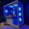 white wolf 7800x3d 7800xt 32g ddr5 no compromise gaming pc/content creation