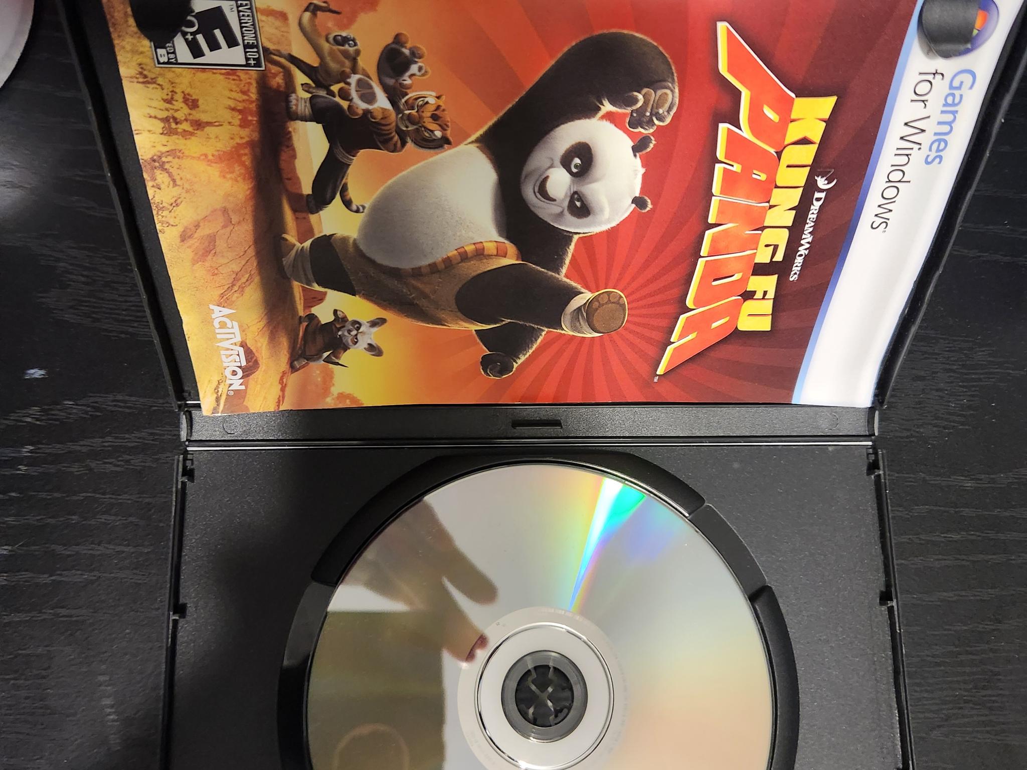 Kung Fu Panda retro game DVD ready to play