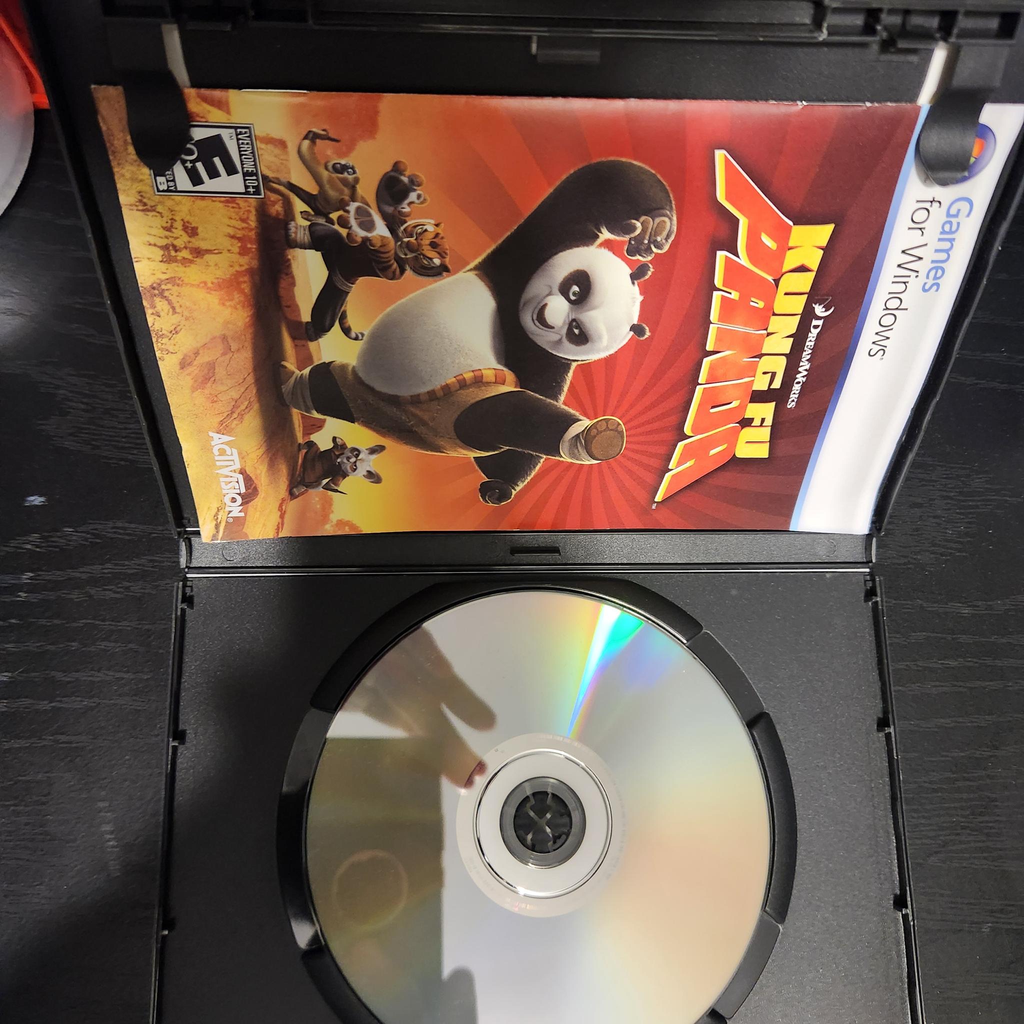 Kung Fu Panda retro game DVD ready to play