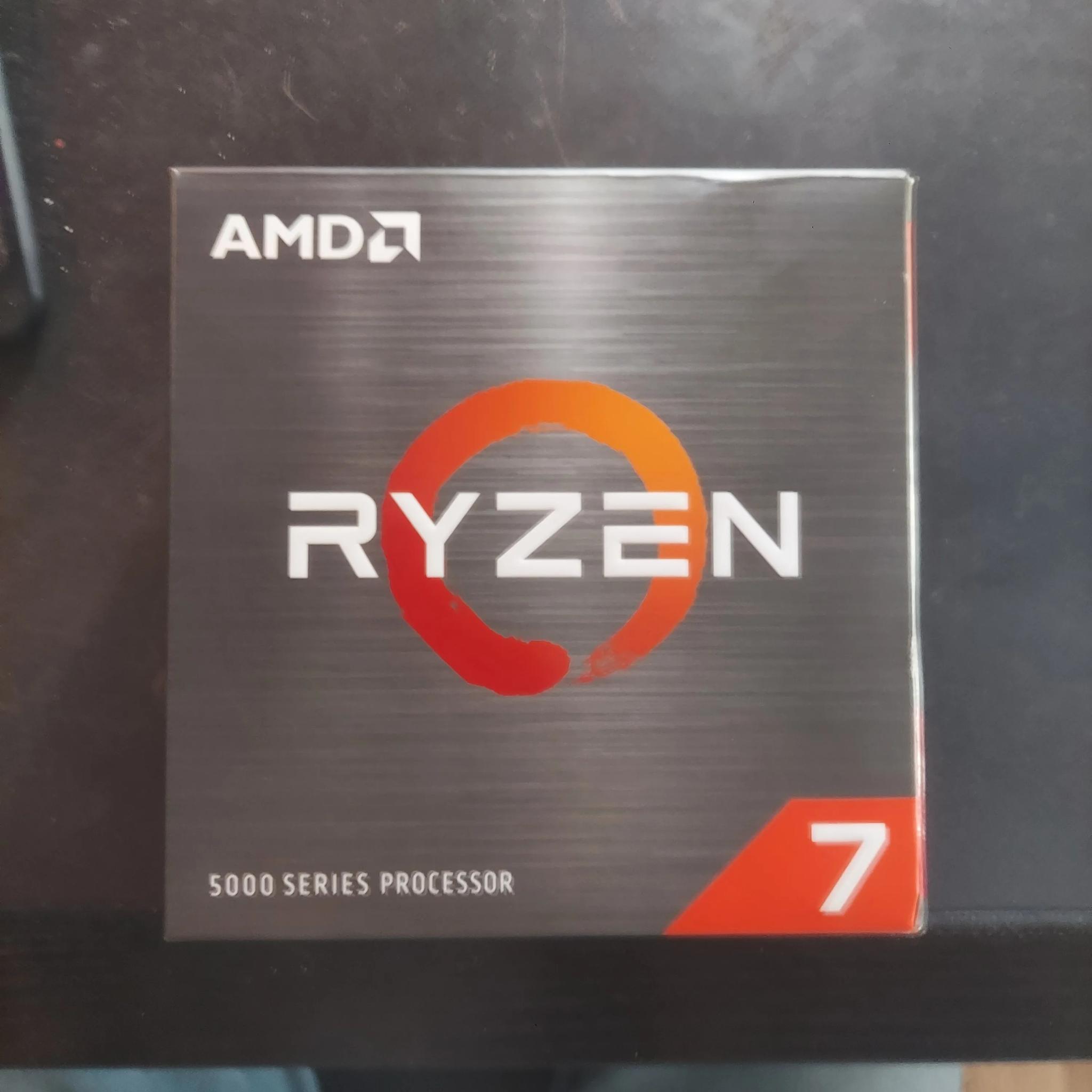 Unused *open box* ryzen 7 5800x 8 core 16 thread cpu