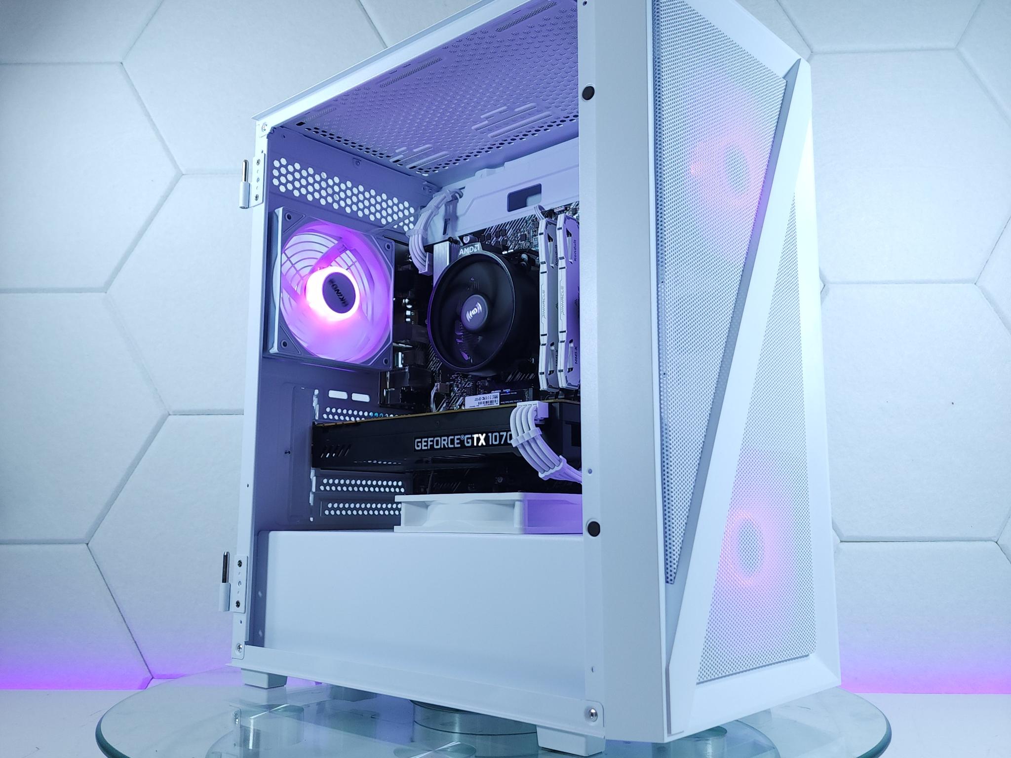 💜GTX 1070Ti●Ryzen 3 4100●1080p Gaming Computer