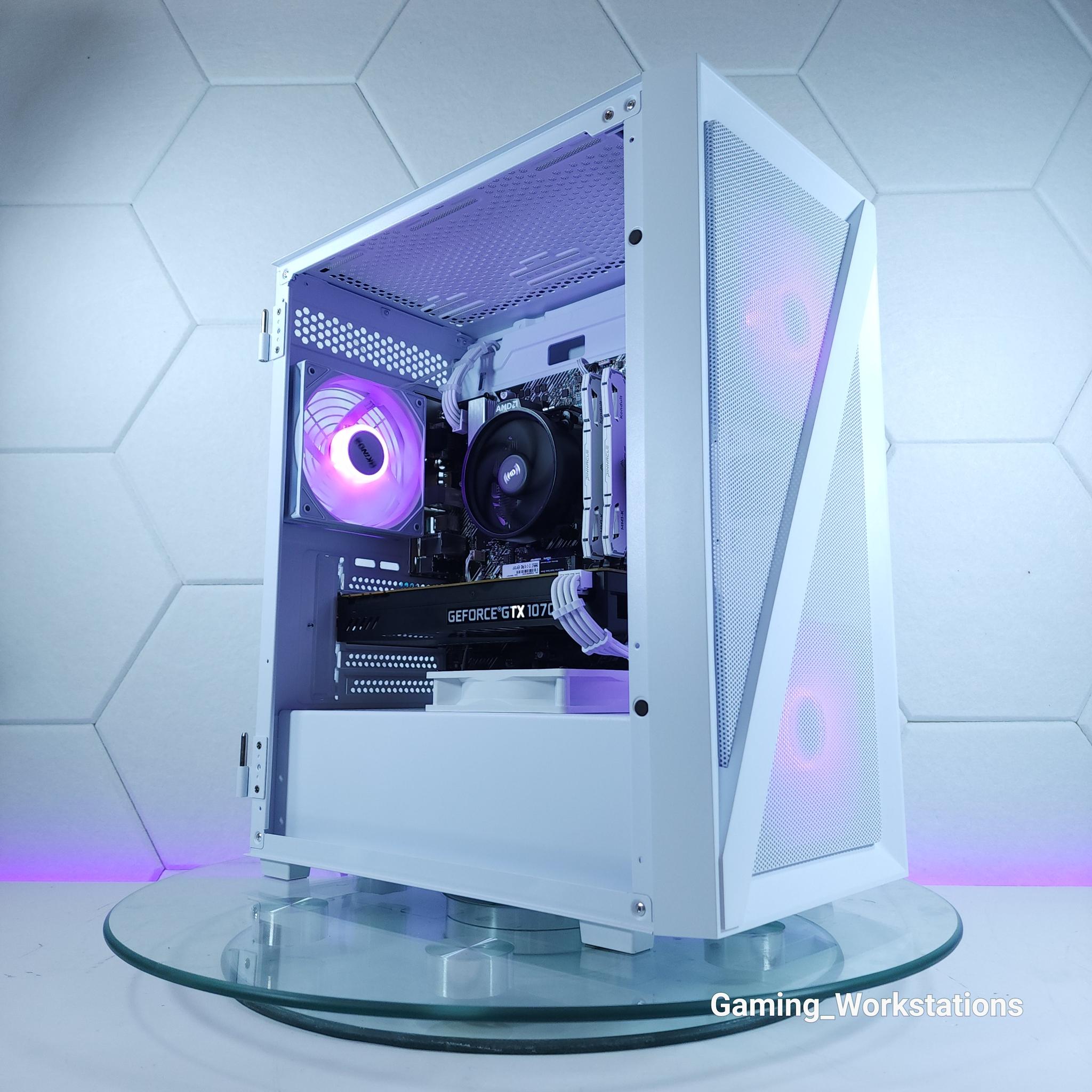 💜GTX 1070Ti●Ryzen 3 4100●1080p Gaming Computer