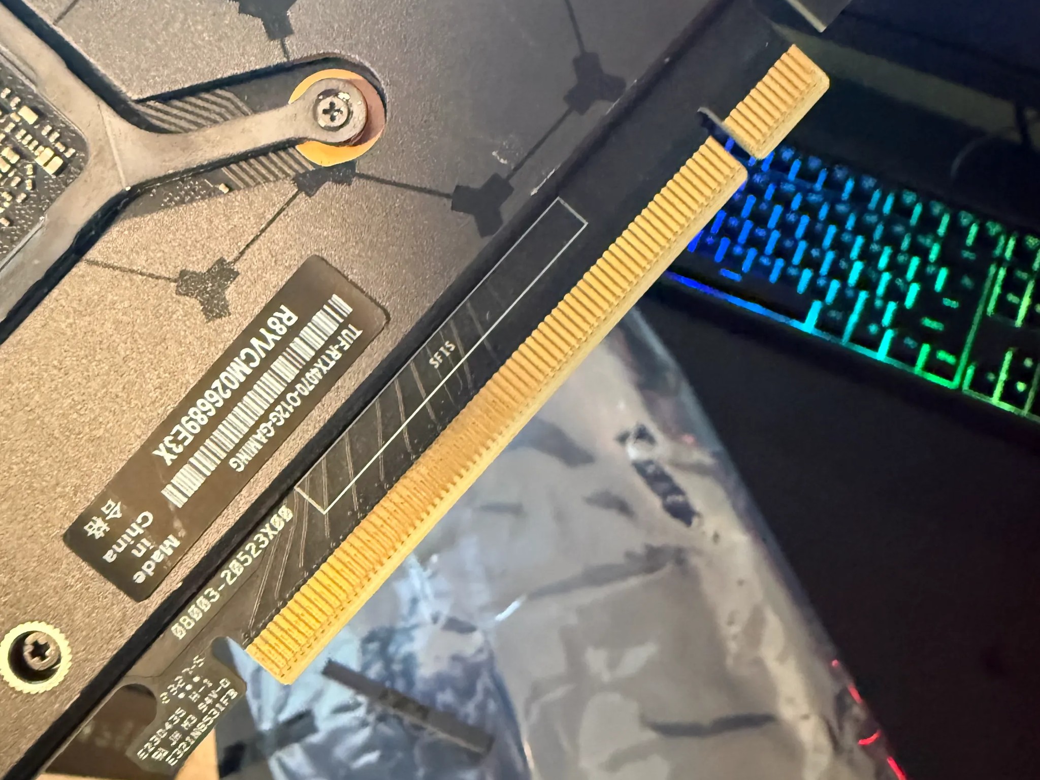 4070 OC 12GB GDDR6 ASUS TUF Edition