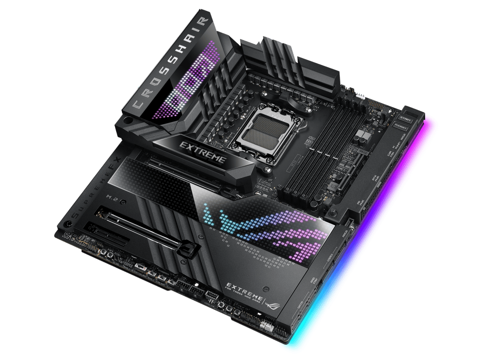 ASUS ROG CROSSHAIR X670E EXTREME AMD X670E AM5 DDR5 E-ATX Desktop Motherboard