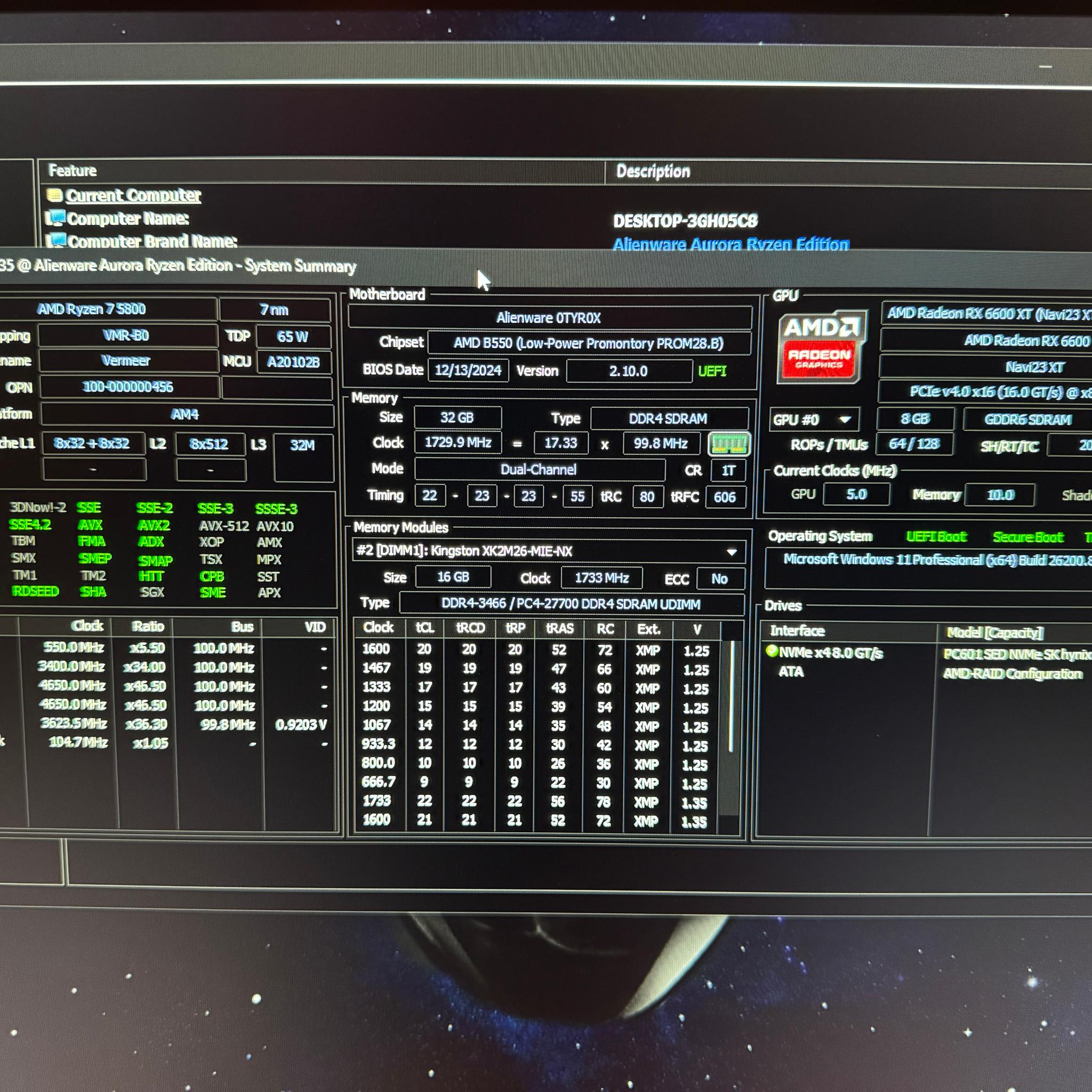Alienware Aurora R10 Ryzen Edition PC
