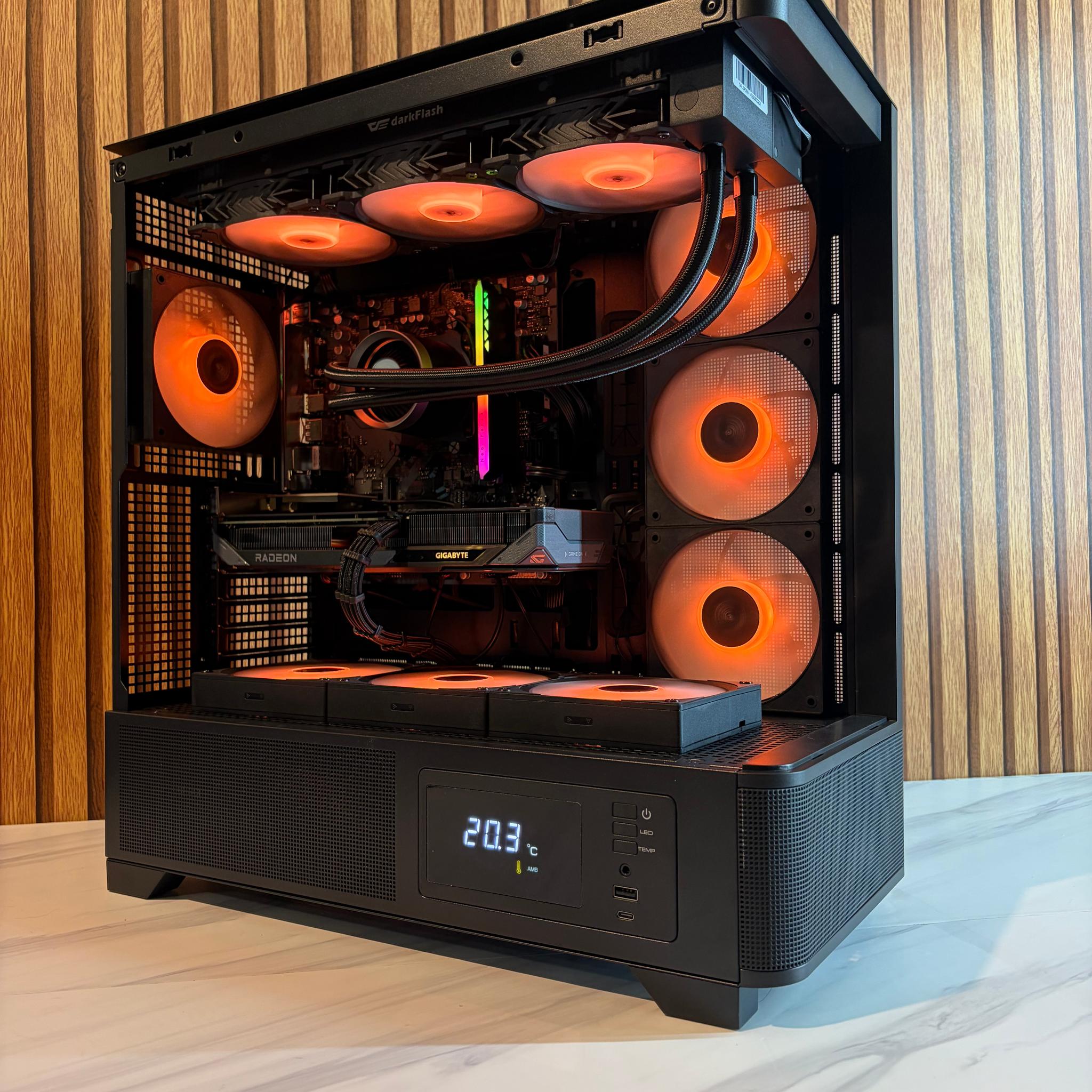9060XT 16GB | RYZEN 5 9600X  | 16GB DDR5 | 650W | 360MM