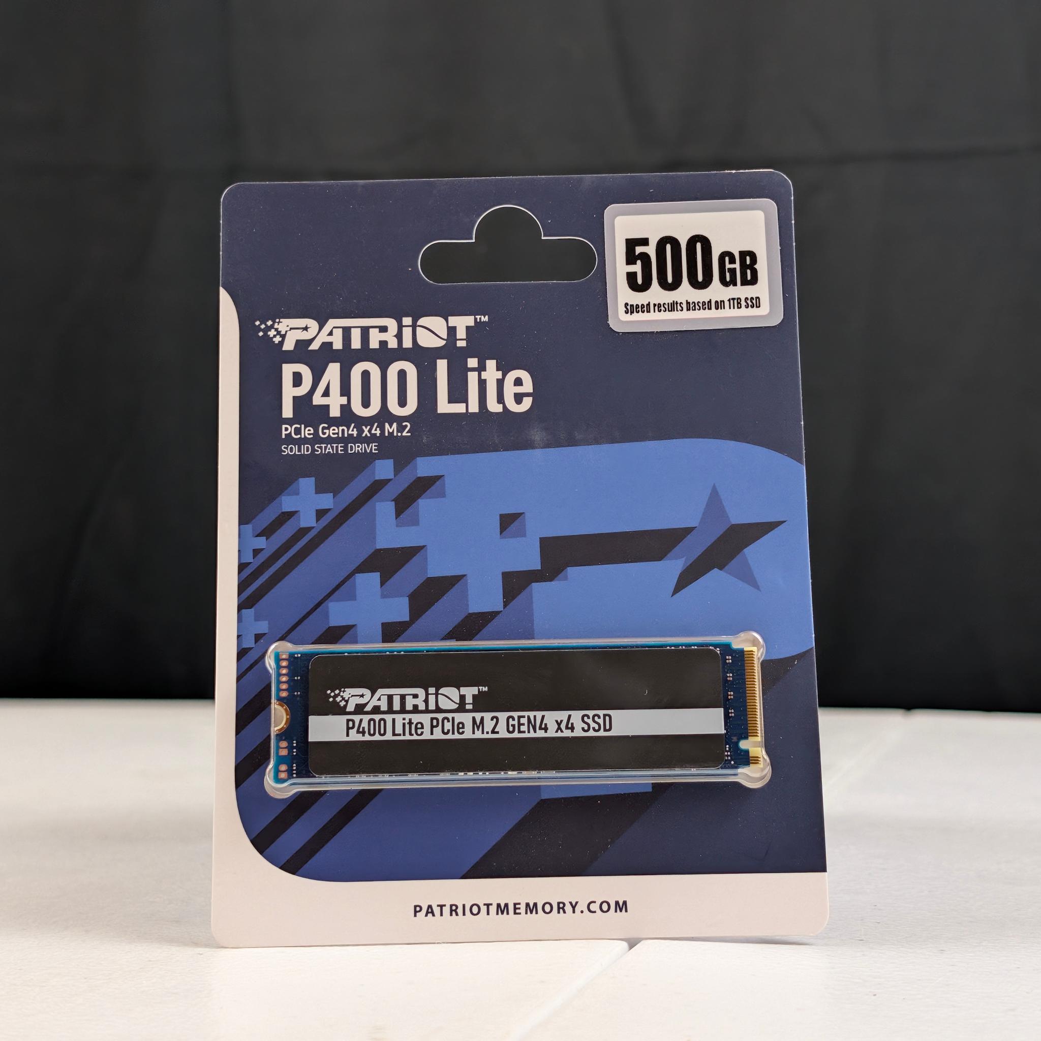 Patriot P400 Lite 500GB NVMe SSD