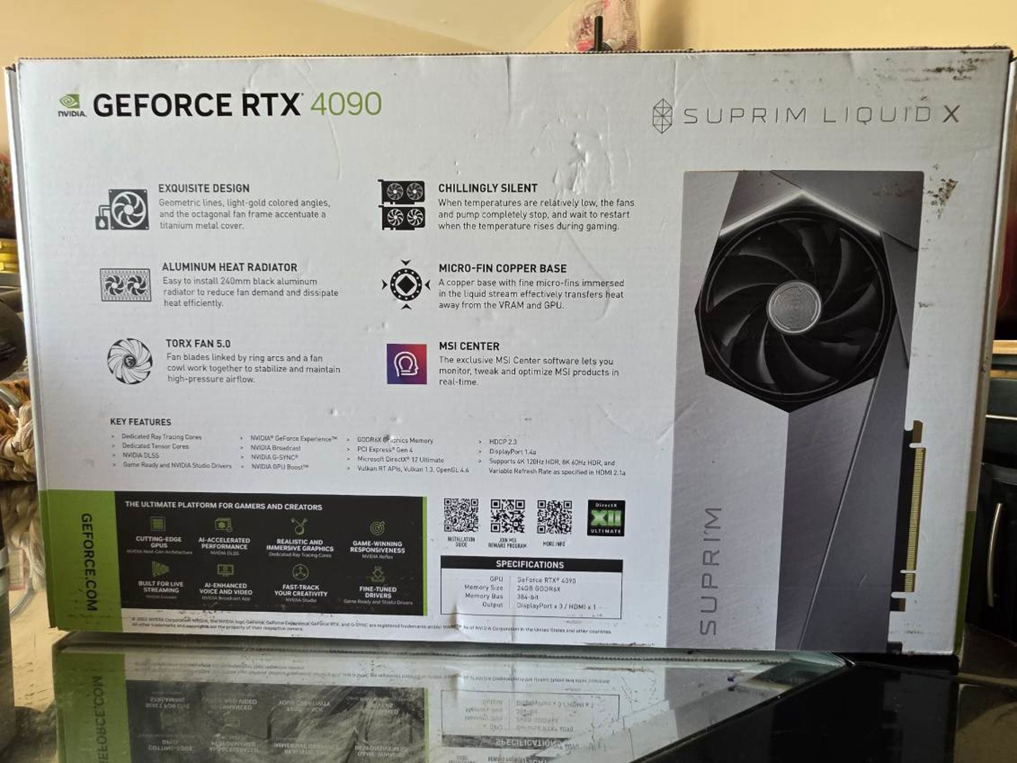 RTX 4090 Suprim Liquid X MSI