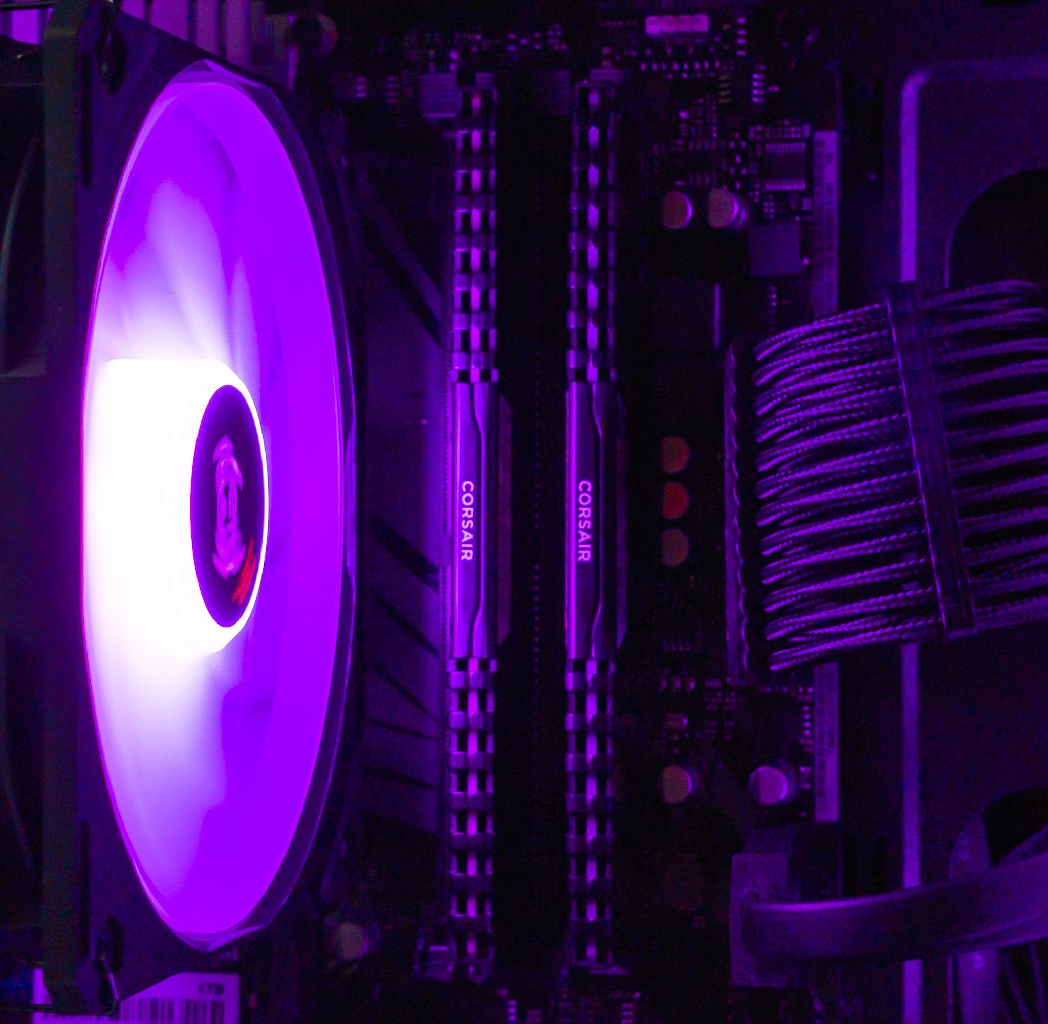💜🖤 RTX 4060 / Ryzen 5 5500 / 32GB Gaming PC 🖤💜