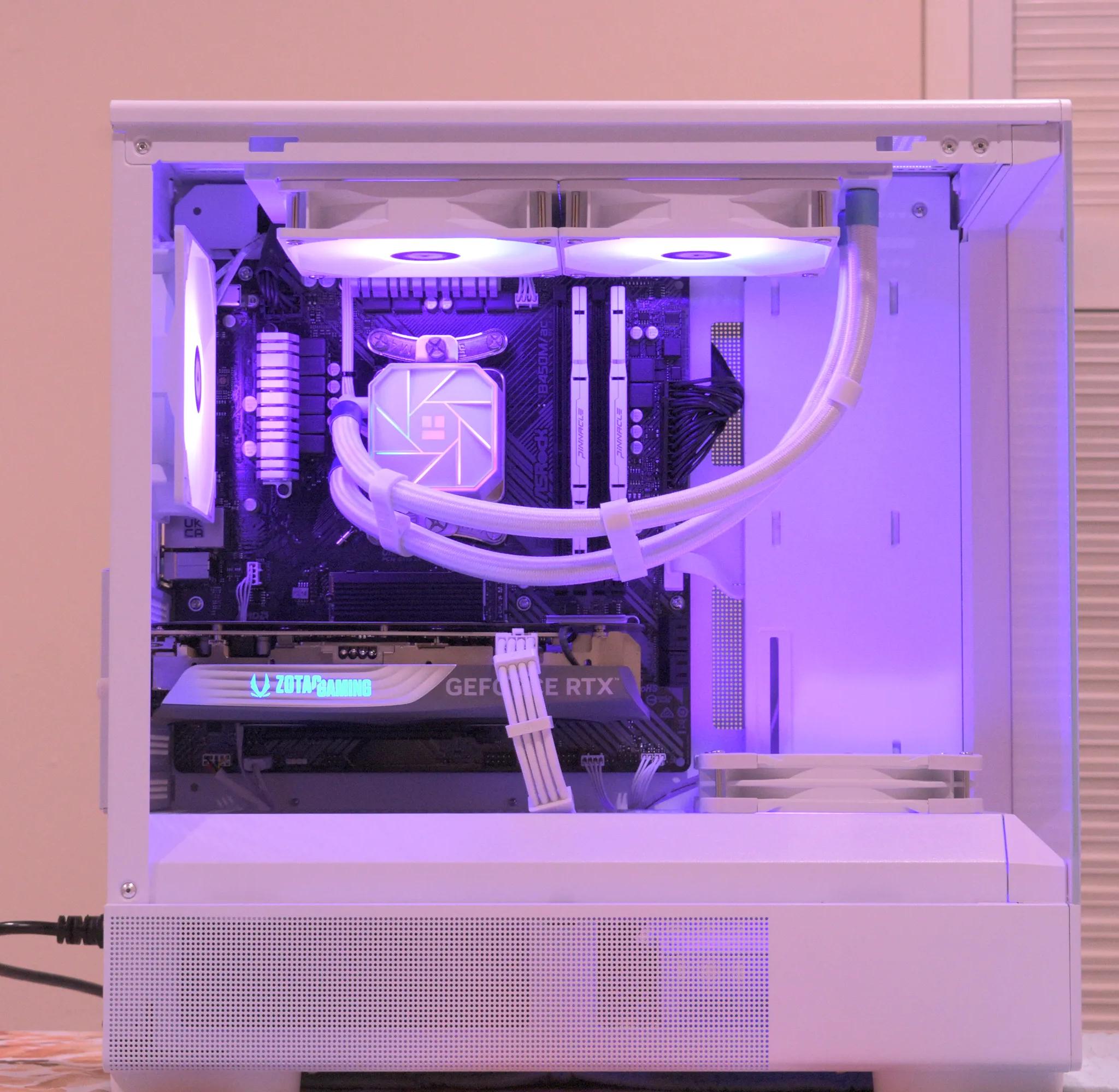 RTX 4070 12GB Gaming PC 1440P ⬜🟪 Ryzen 7 5700X3D ⬜🟪 32GB DDR4 ⬜🟪 1TB NVME SSD ⬜🟪 Wifi/BT RGB