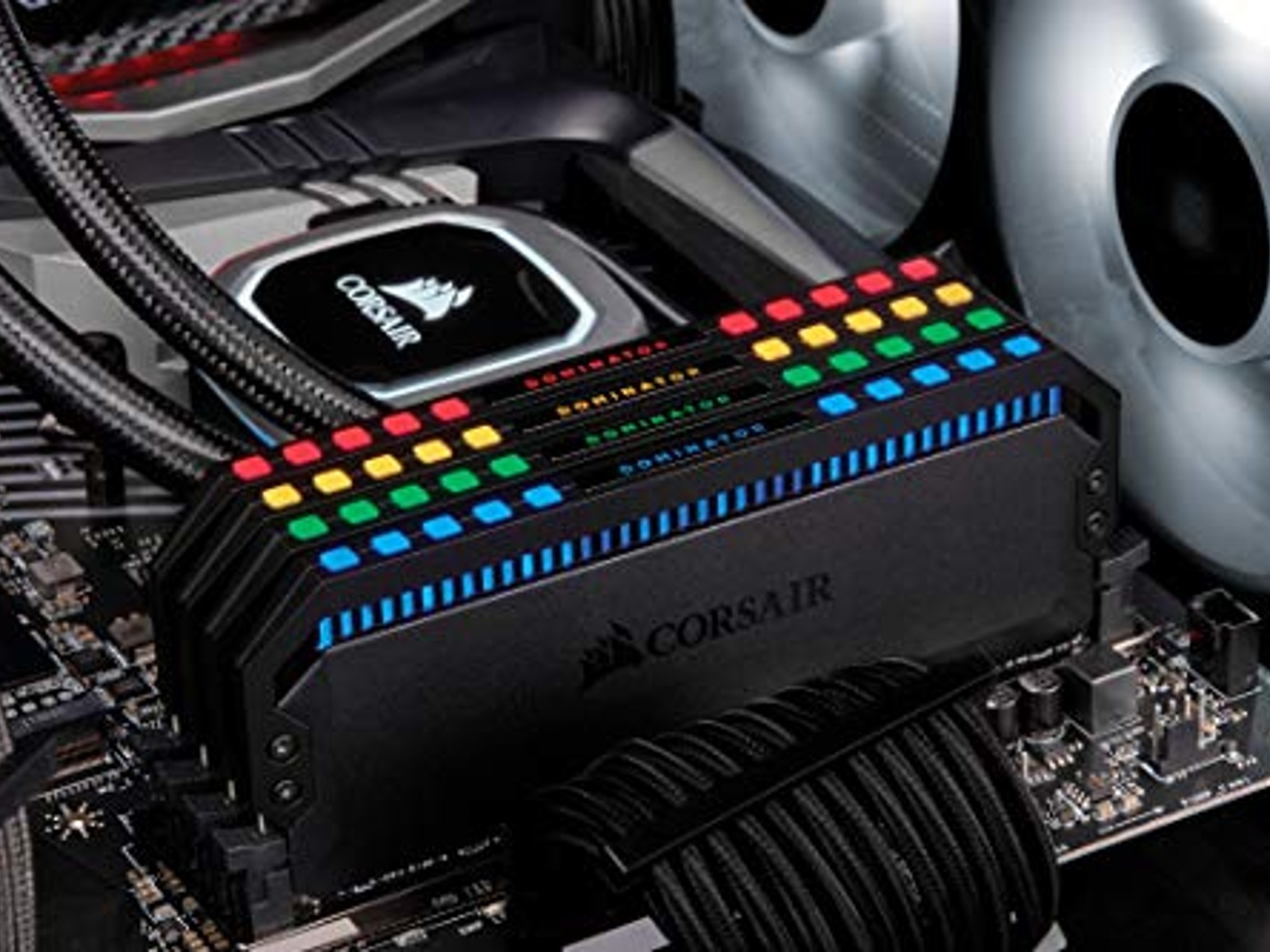 DOMINATOR® PLATINUM RGB 64GB (4 x 16GB) DDR4 DRAM 3200MHz C16 Memory Kit