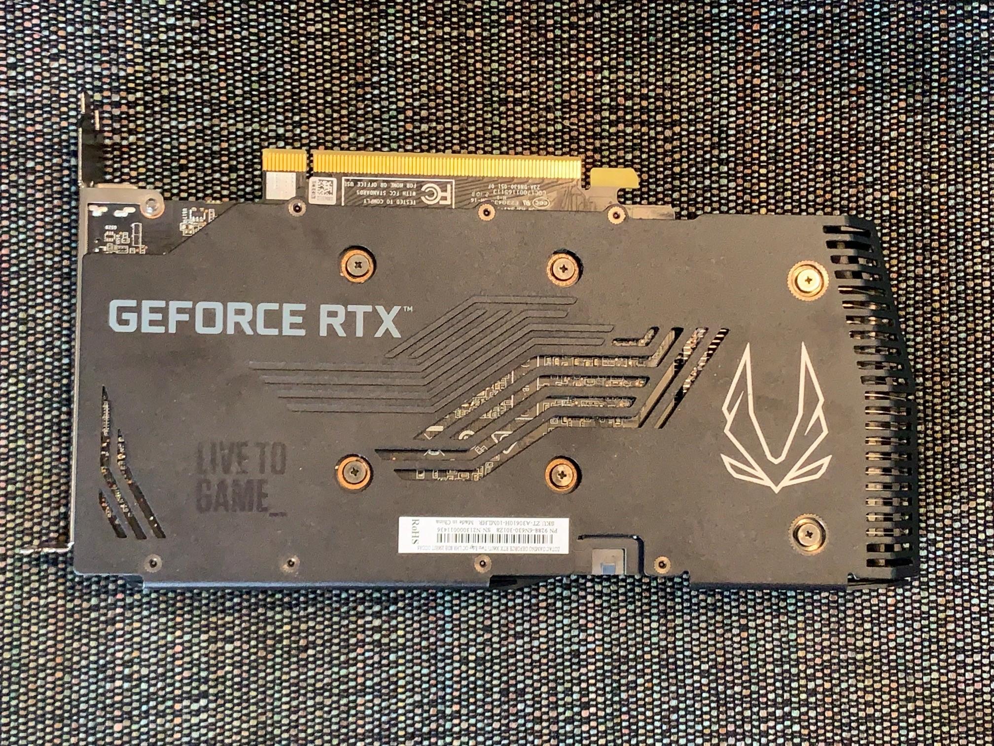 ZOTAC GAMING GeForce RTX 3060 Ti Twin Edge OC LHR 8GB GDDR6 Graphics Card, Used
