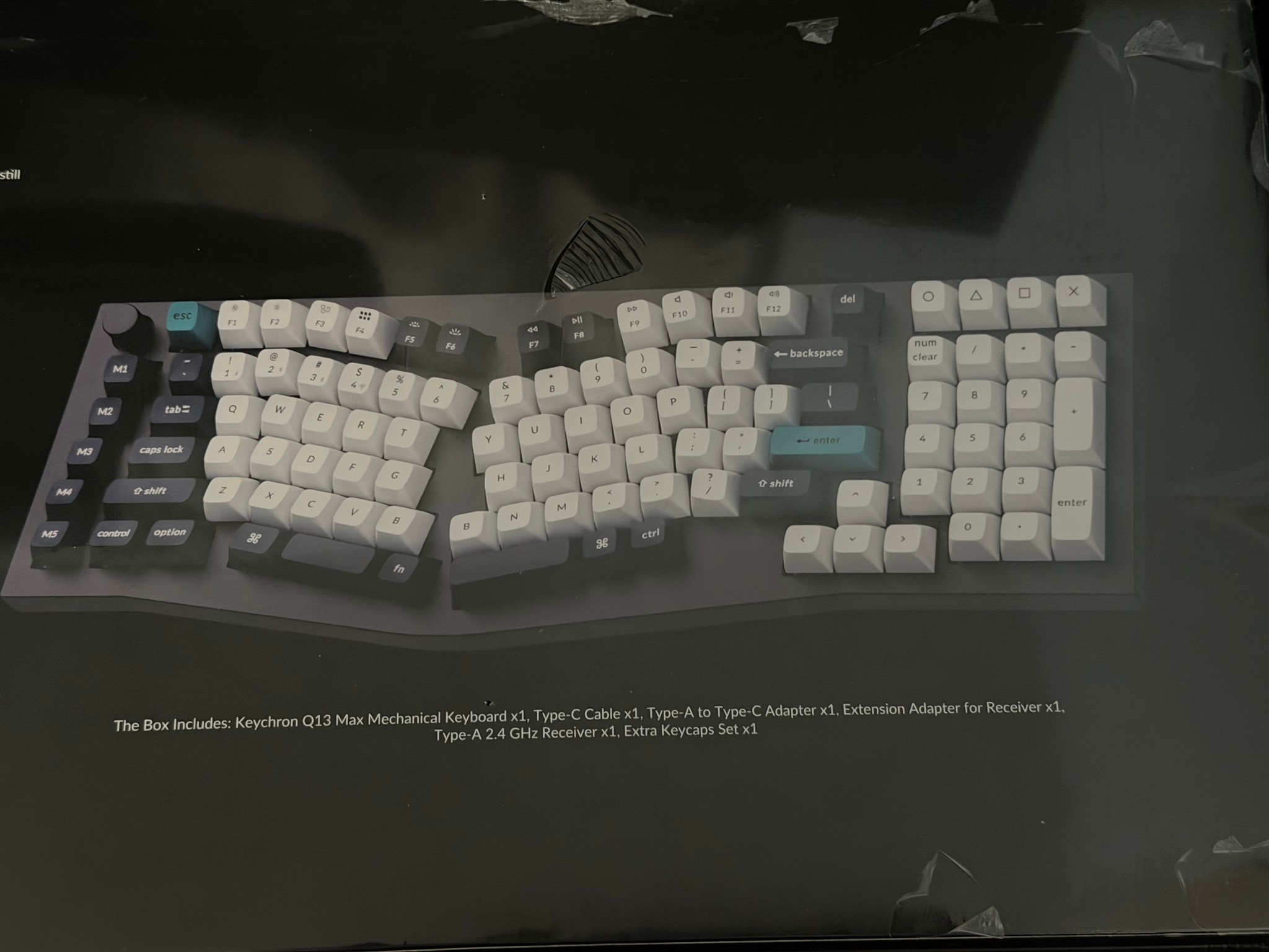 Keychron Q13 Max Alice Layout QMK Wireless Mechanical Keyboard