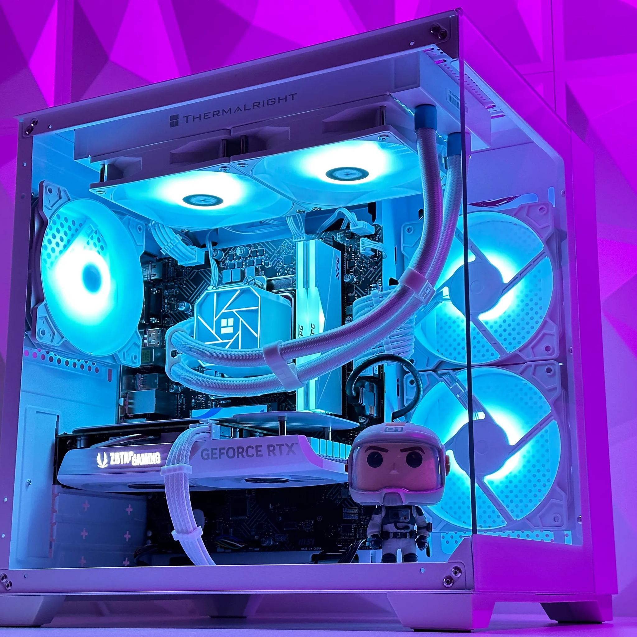 🚀👨🏻‍🚀🌟👨‍🚀Buzz ||Liquid Cooled Gaming PC❄️Nvidia RTX 4060 8GB❄️Intel 13100F❄️16GB DDR4❄️1TB NVME