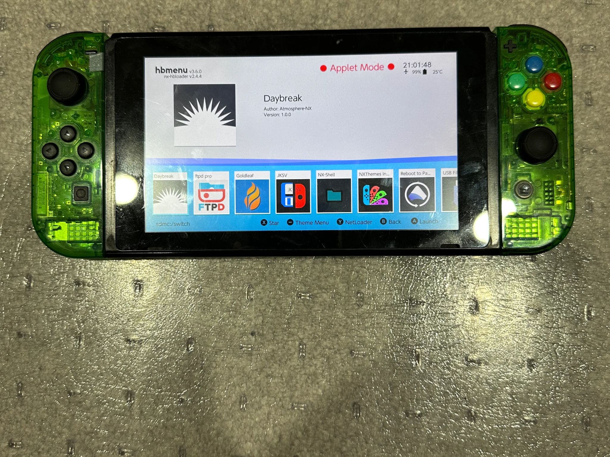 Modded Nintendo Switch