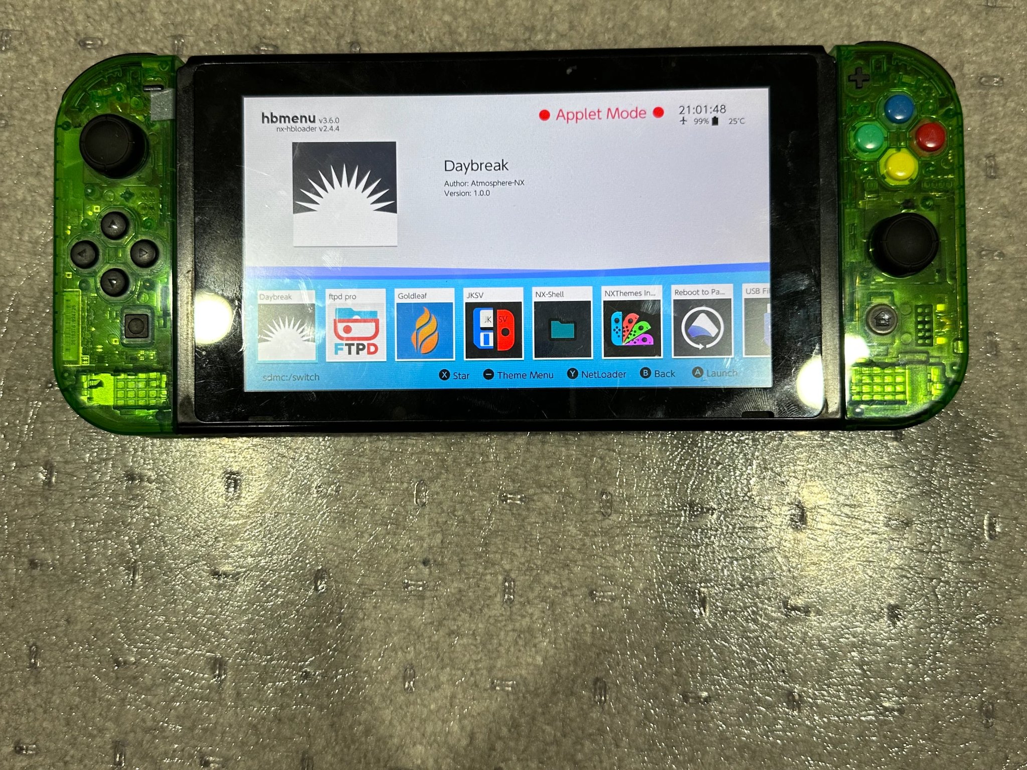 Modded Nintendo Switch