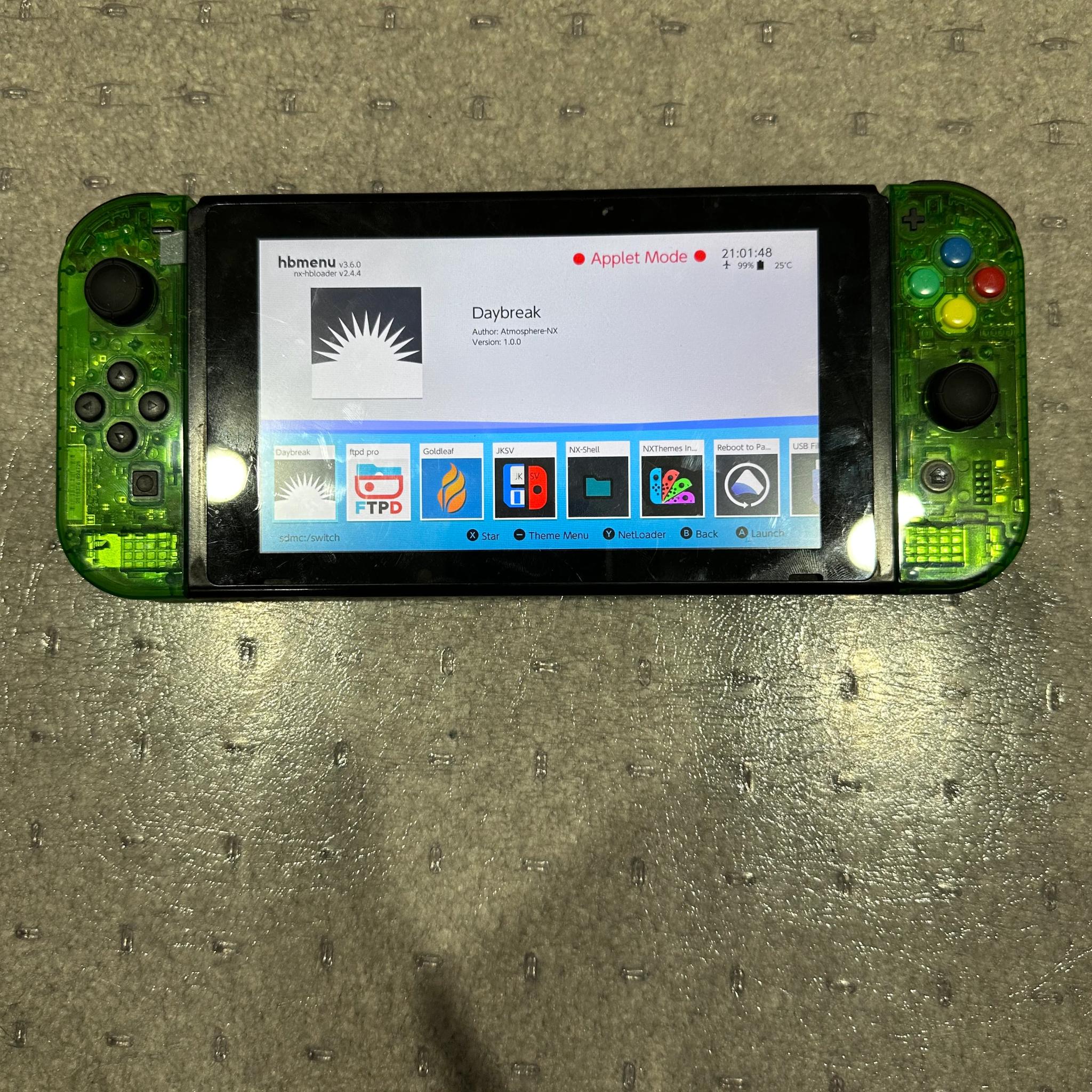Modded Nintendo Switch