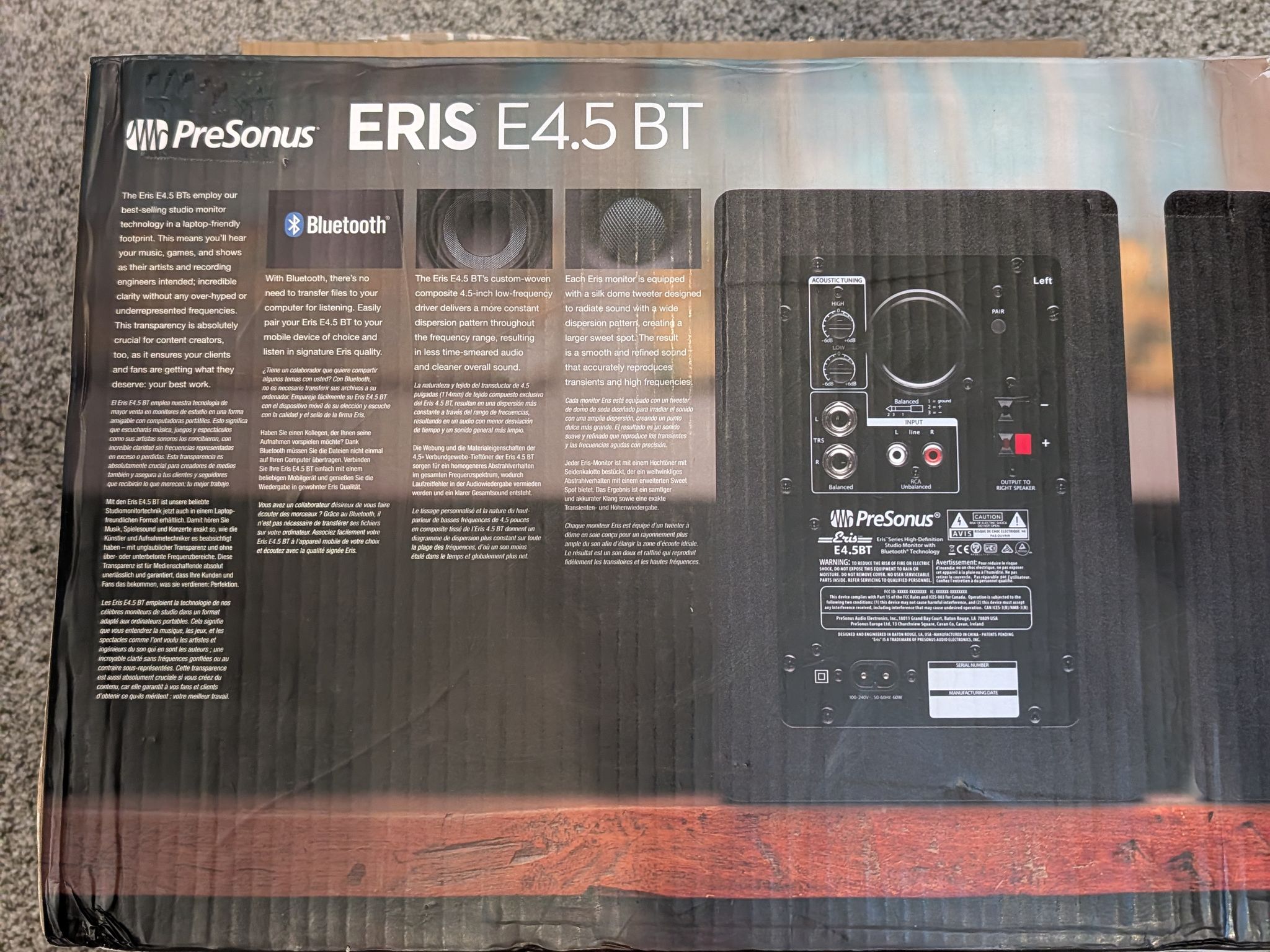 Presonus Eris® E4.5 Studio Monitor Left & Right Pair