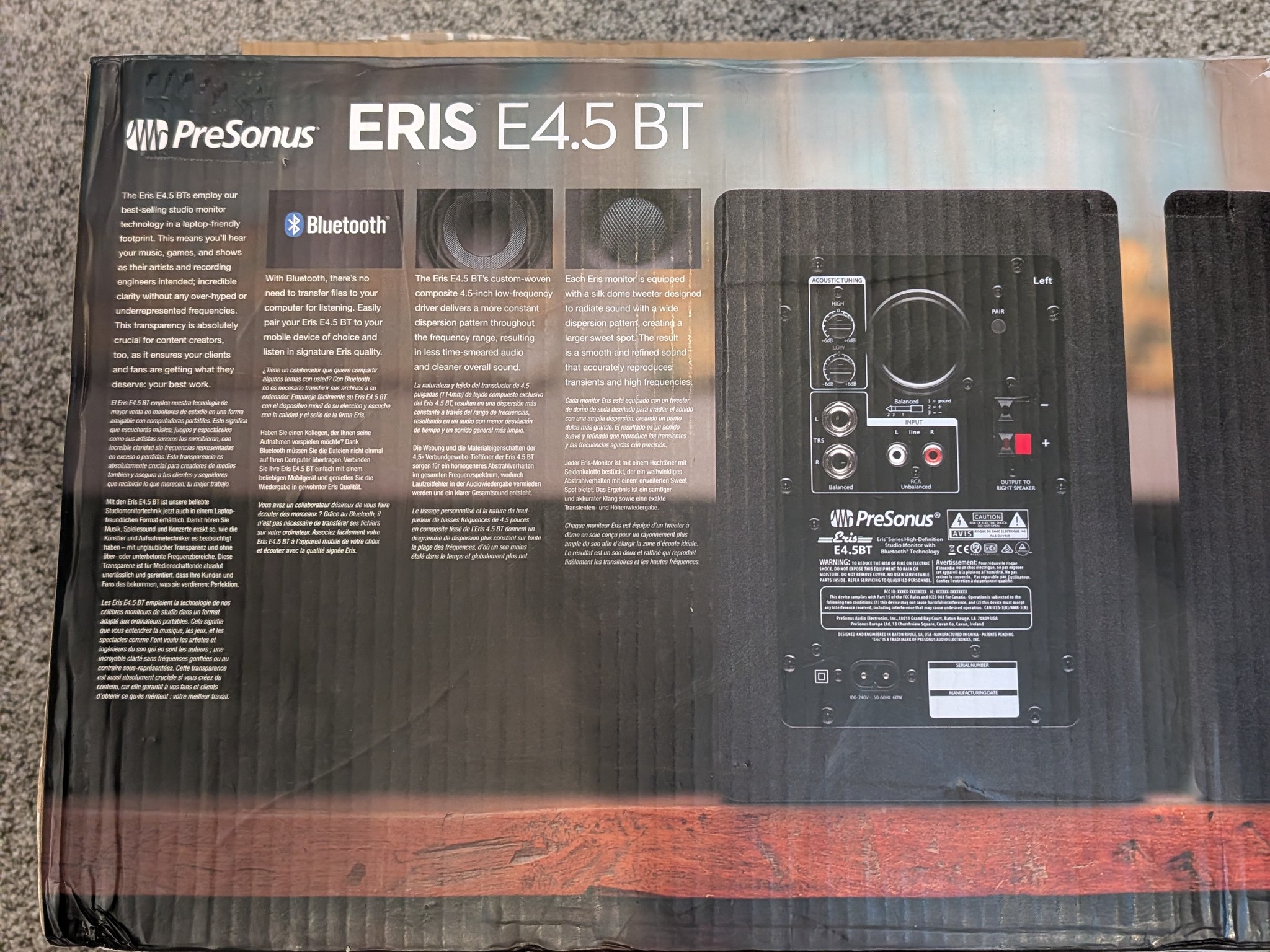 Presonus Eris® E4.5 Studio Monitor Left & Right Pair
