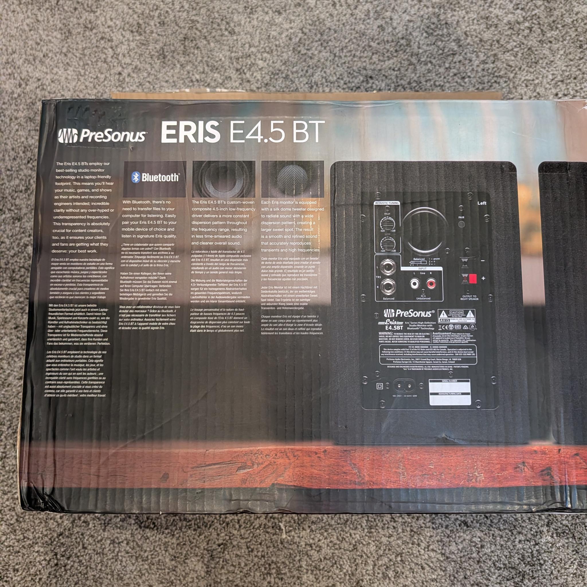 Presonus Eris® E4.5 Studio Monitor Left & Right Pair