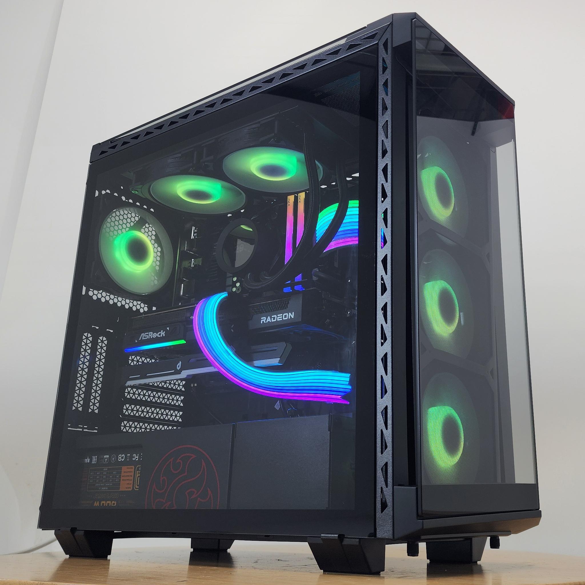 Gaming PC Ryzen 7 7700X 32GB RAM 1TB SSD RX 9070 16GB Win11 Computer