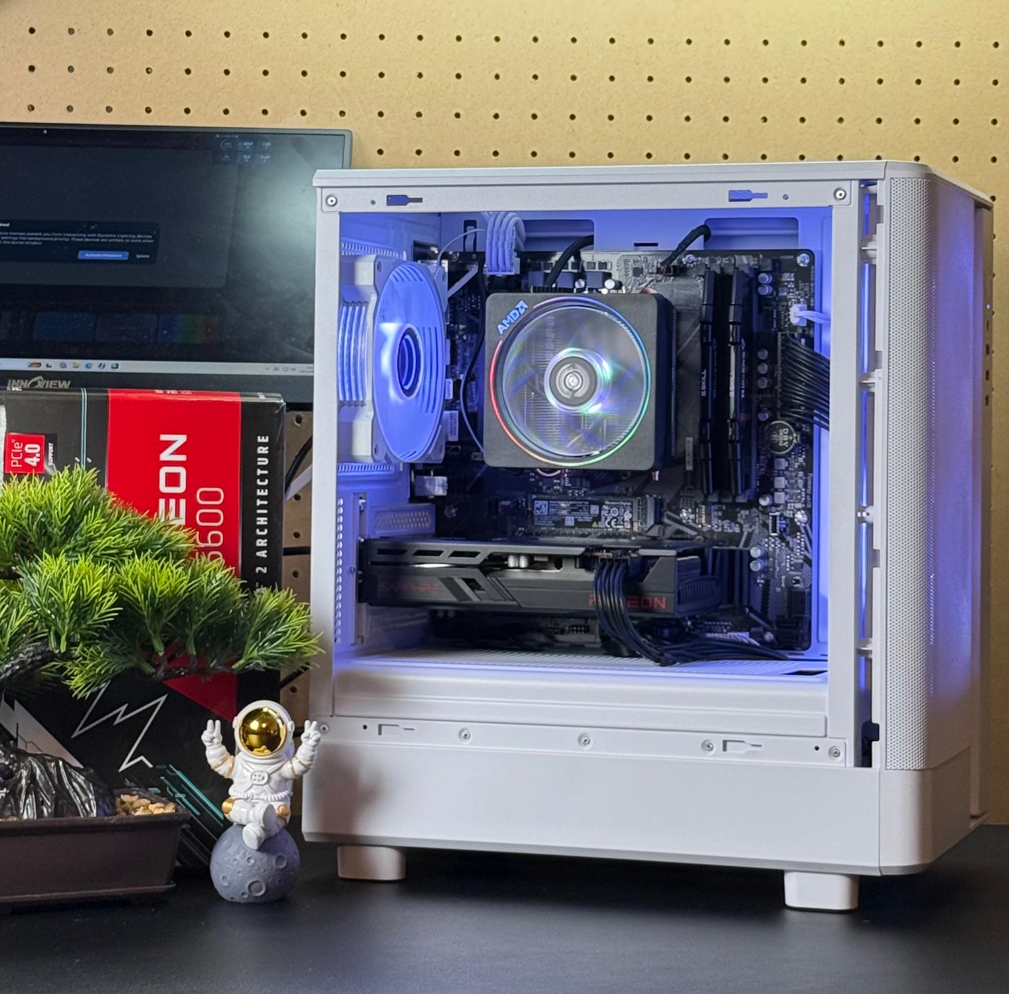 Entry Level Gaming PC | RX 6600 | Ryzen 5 5500 | 16GB DDR4 RAM | 500GB NVME | Windows 11