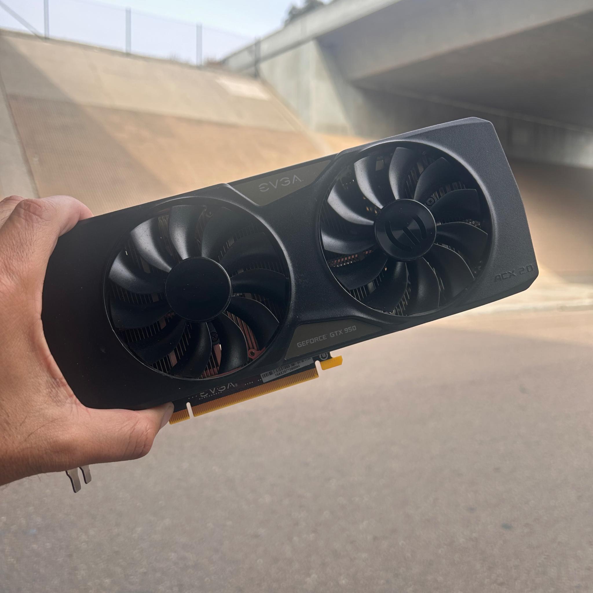 evga nvidia gtx950 2GB ssc dual fan gpu for budget pc