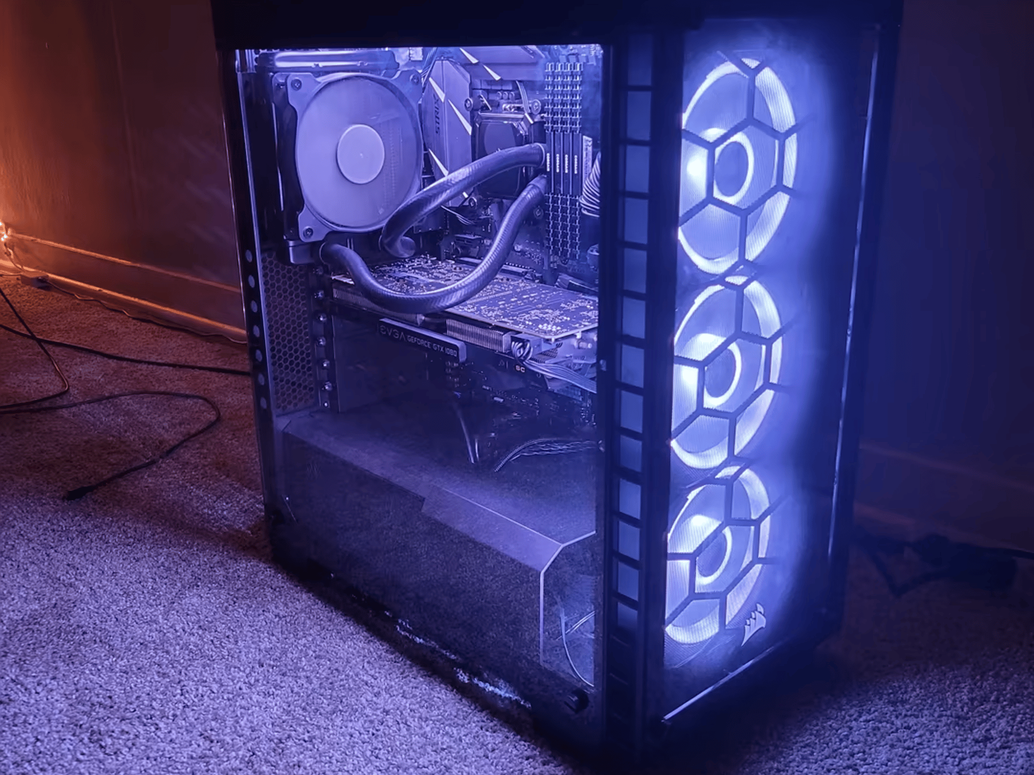 intel core i5 7600k + EVGA SC GTX 1080. Bang for your buck RGB build 