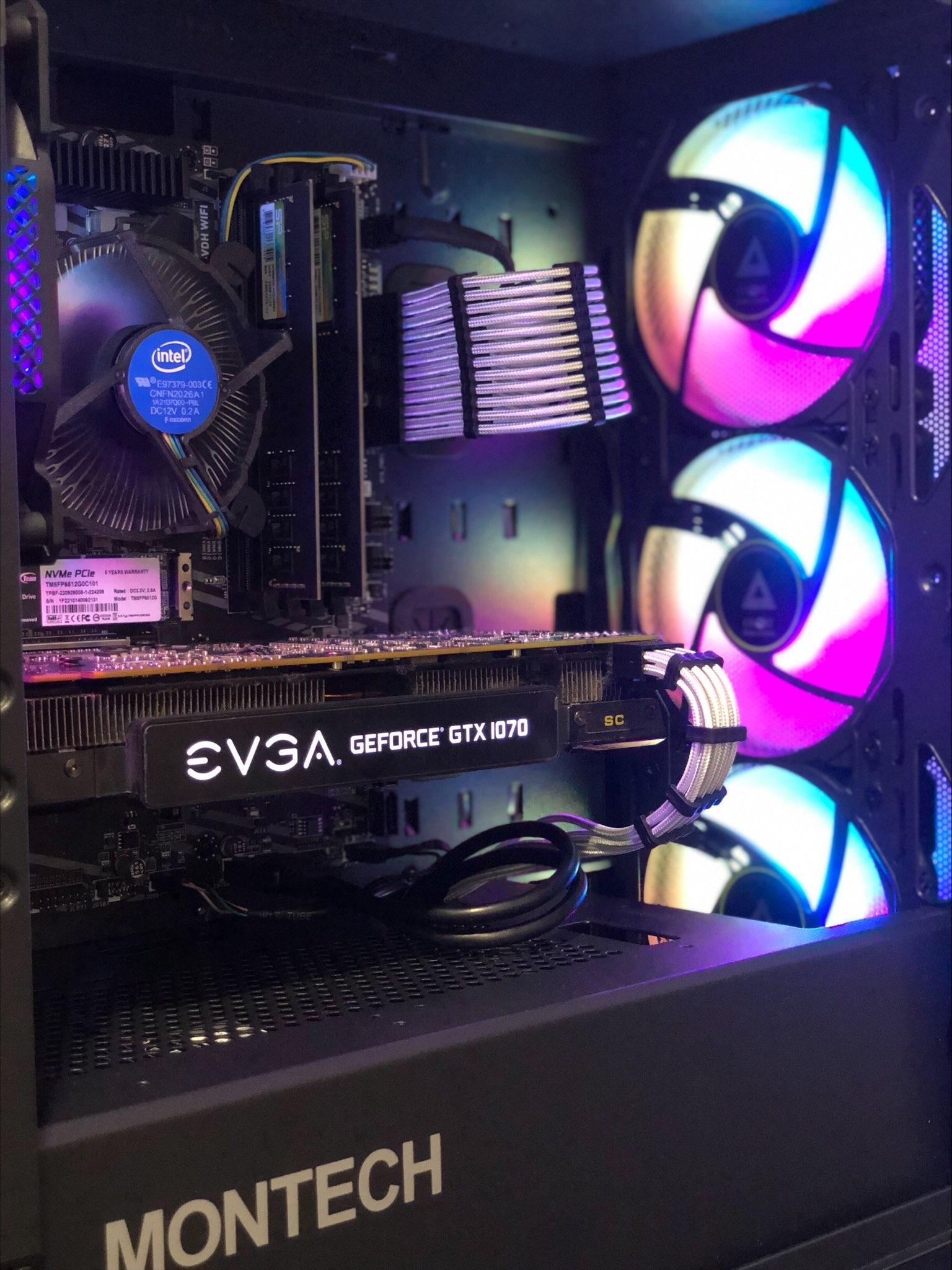 Upgradable Gaming PC | Intel Core i3 10105F + GTX 1070 8GB + 16GB RAM