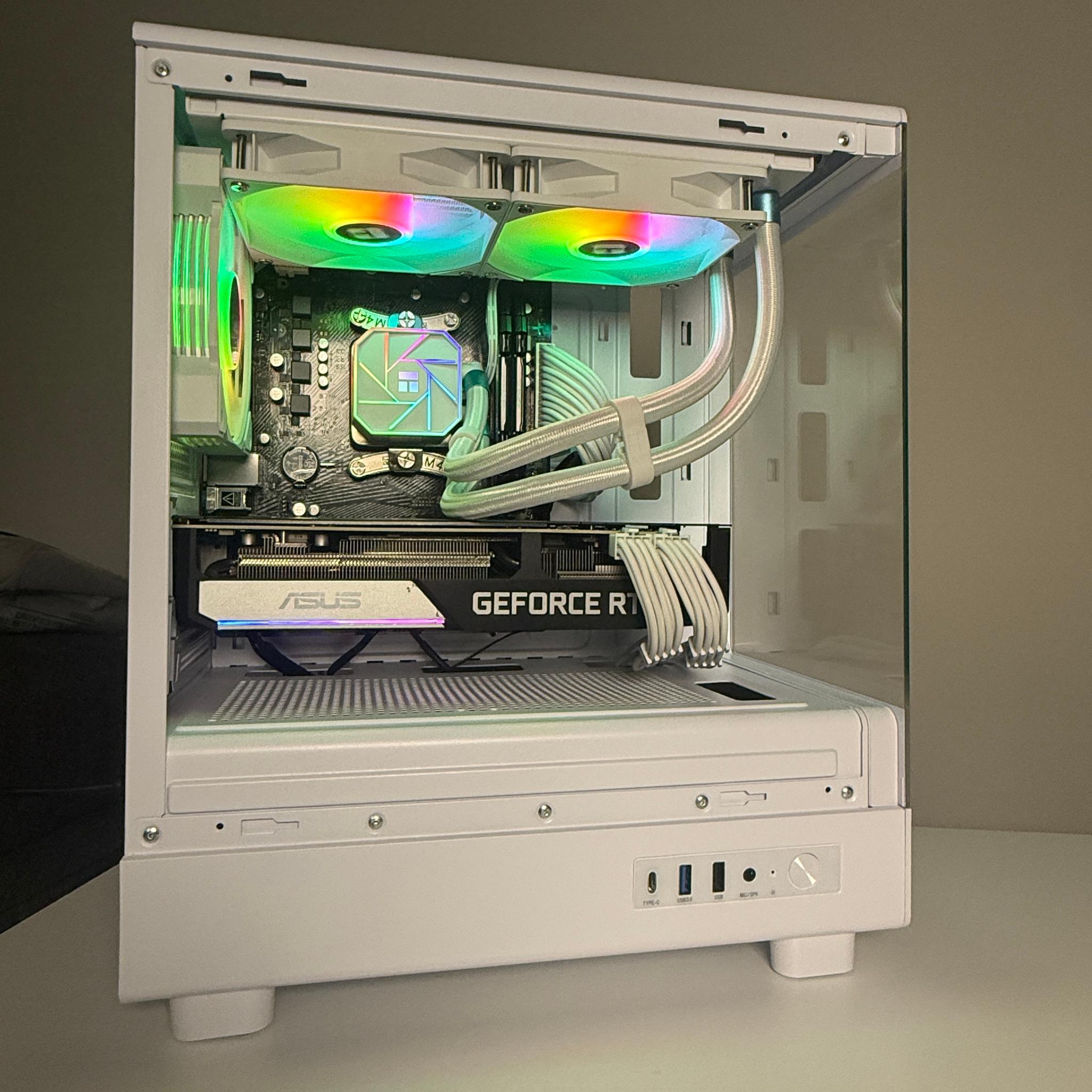 1440p High FPS White🔸RTX 3070🔸 240mm Aio Water Cooler