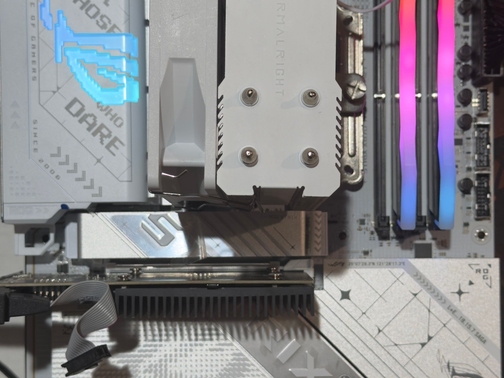 ASUS ROG Strix X870-A white