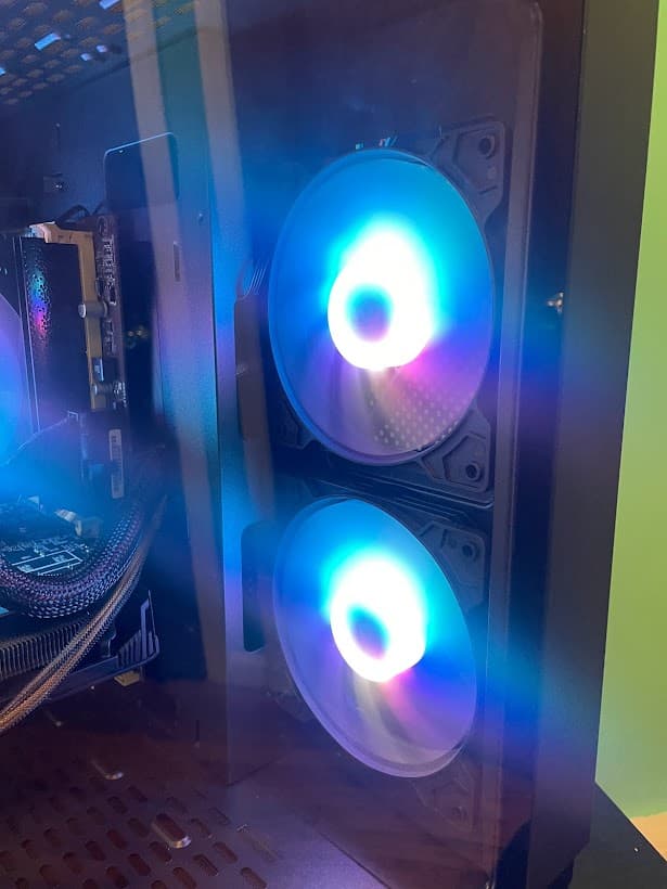GLASSY Black Gaming PC| Intel i5 / Amd RX470 / 8GB / 500GB SSD Win 10 Pro WiFi