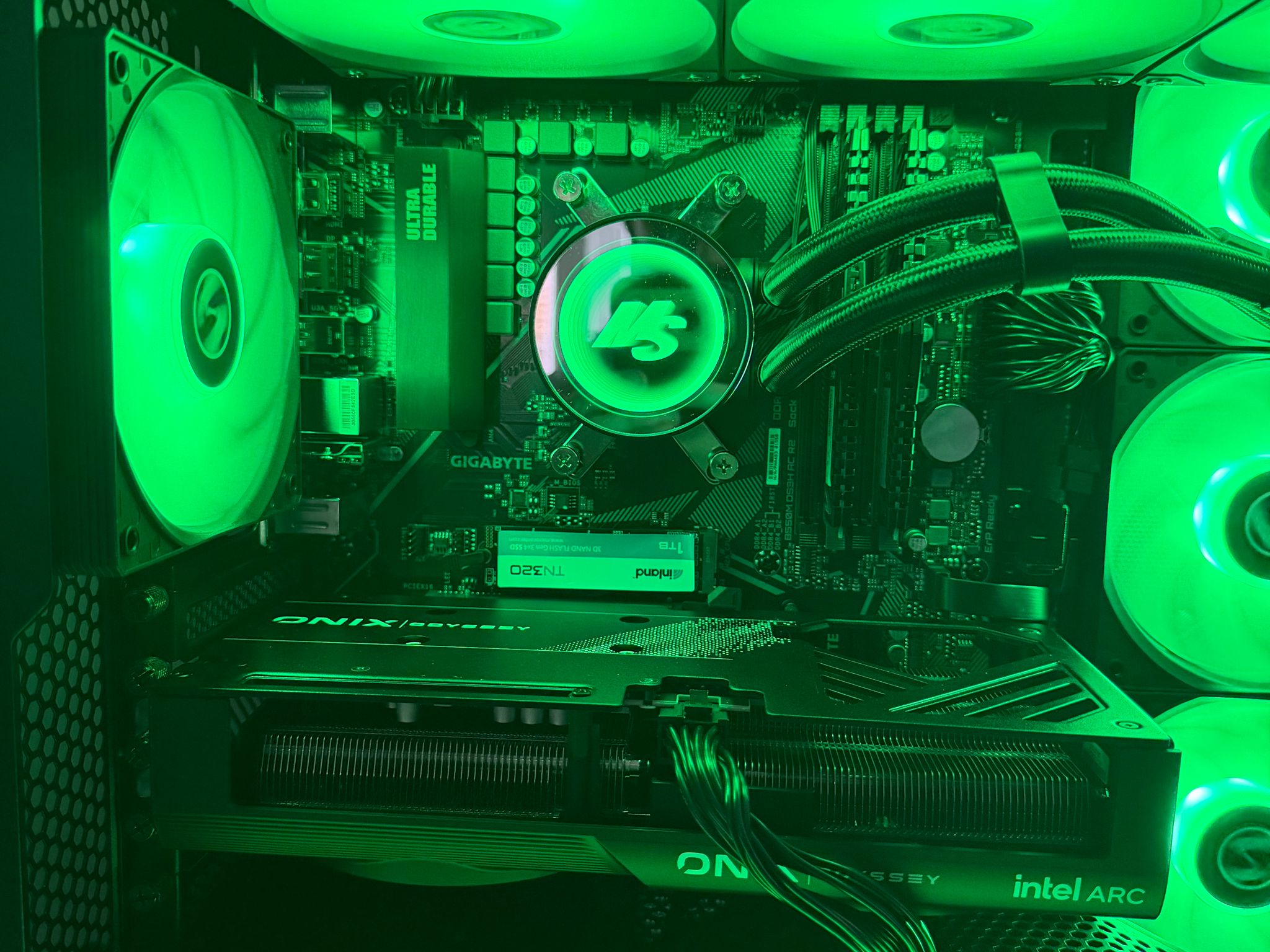 Arc B580 Custom Gaming PC - Ryzen 5 5600X3D, 1TB NVMe SSD
