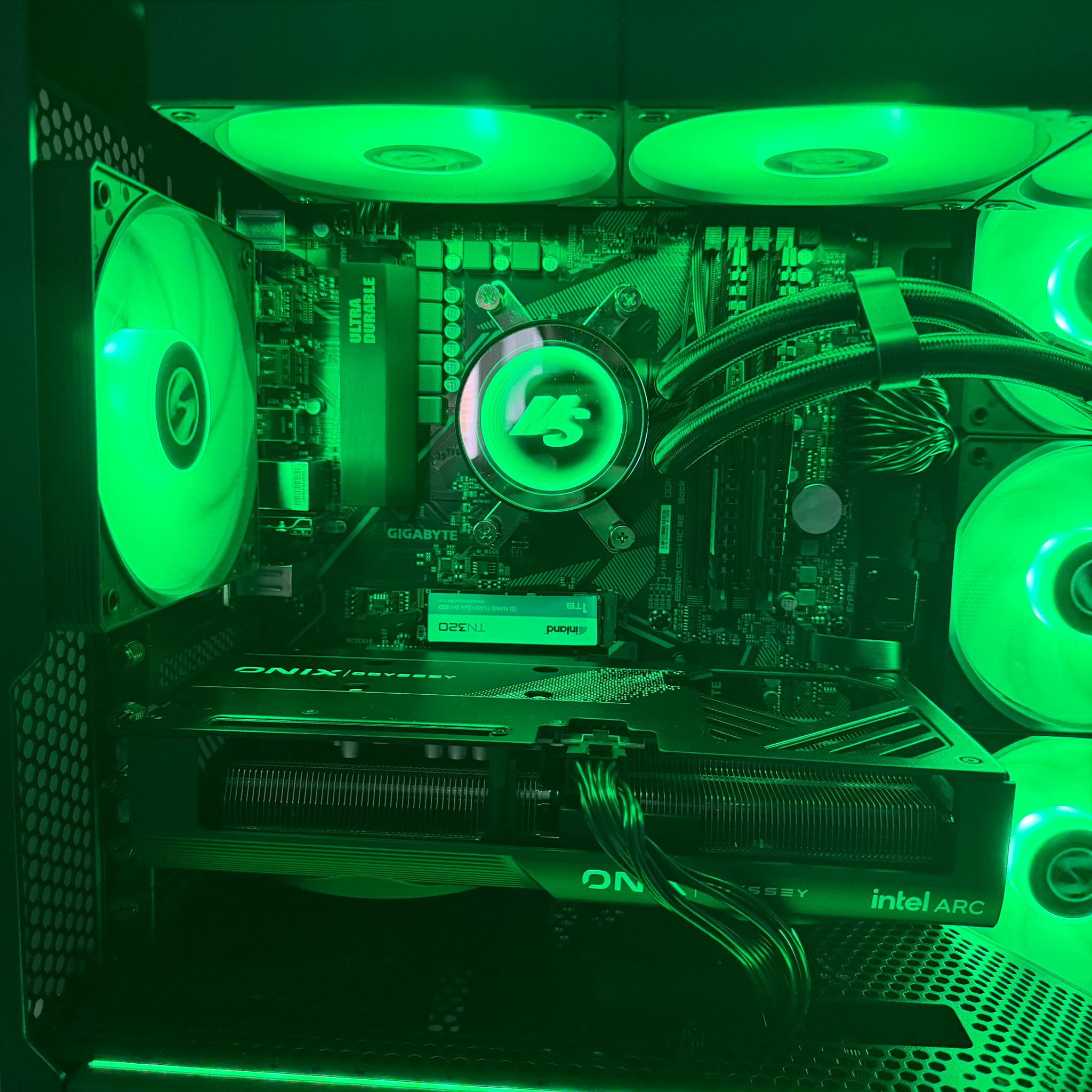 Arc B580 Custom Gaming PC - Ryzen 5 5600X3D, 1TB NVMe SSD