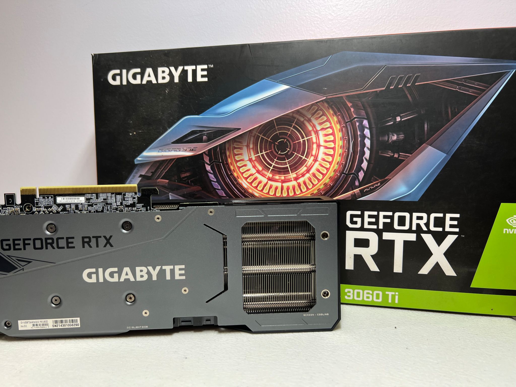 RTX 3060ti Gigabyte Gaming OC PRO Rev 3.0 Graphics Card