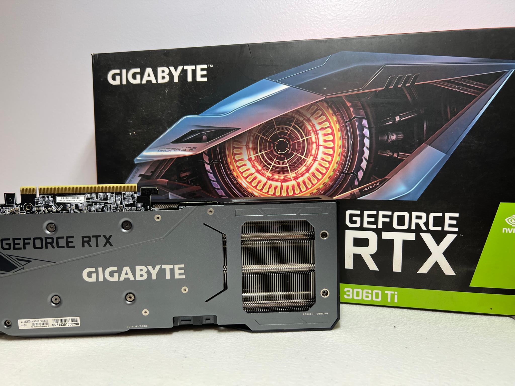 RTX 3060ti Gigabyte Gaming OC PRO Rev 3.0 Graphics Card