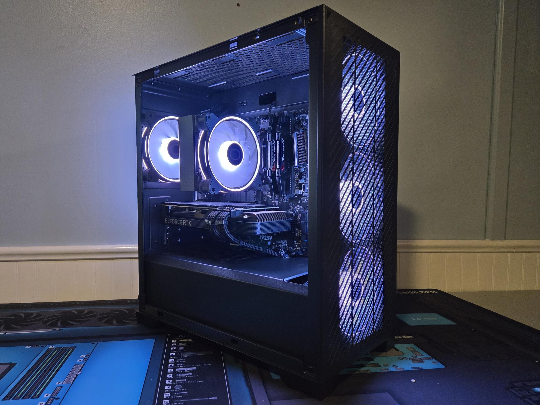 🖥️Player 1 1080p Gaming PC🖥️ |Ryzen 5 5500|RTX 3060 TI 8GB|16GB DDR4|1TB SSD| Wifi/BT|Win 11 Pro🖥️