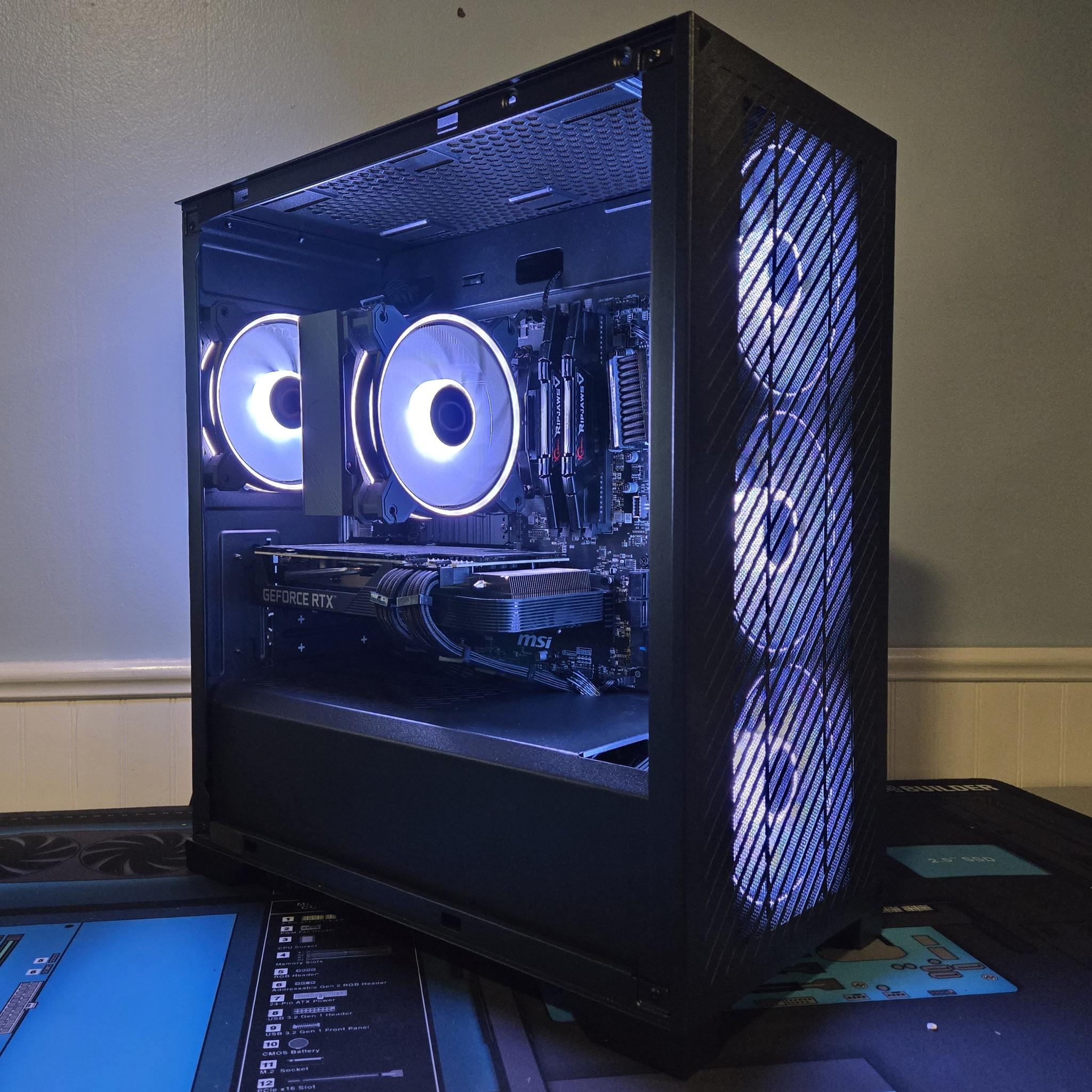 🖥️Player 1 1080p Gaming PC🖥️ |Ryzen 5 5500|RTX 3060 TI 8GB|16GB DDR4|1TB SSD| Wifi/BT|Win 11 Pro🖥️