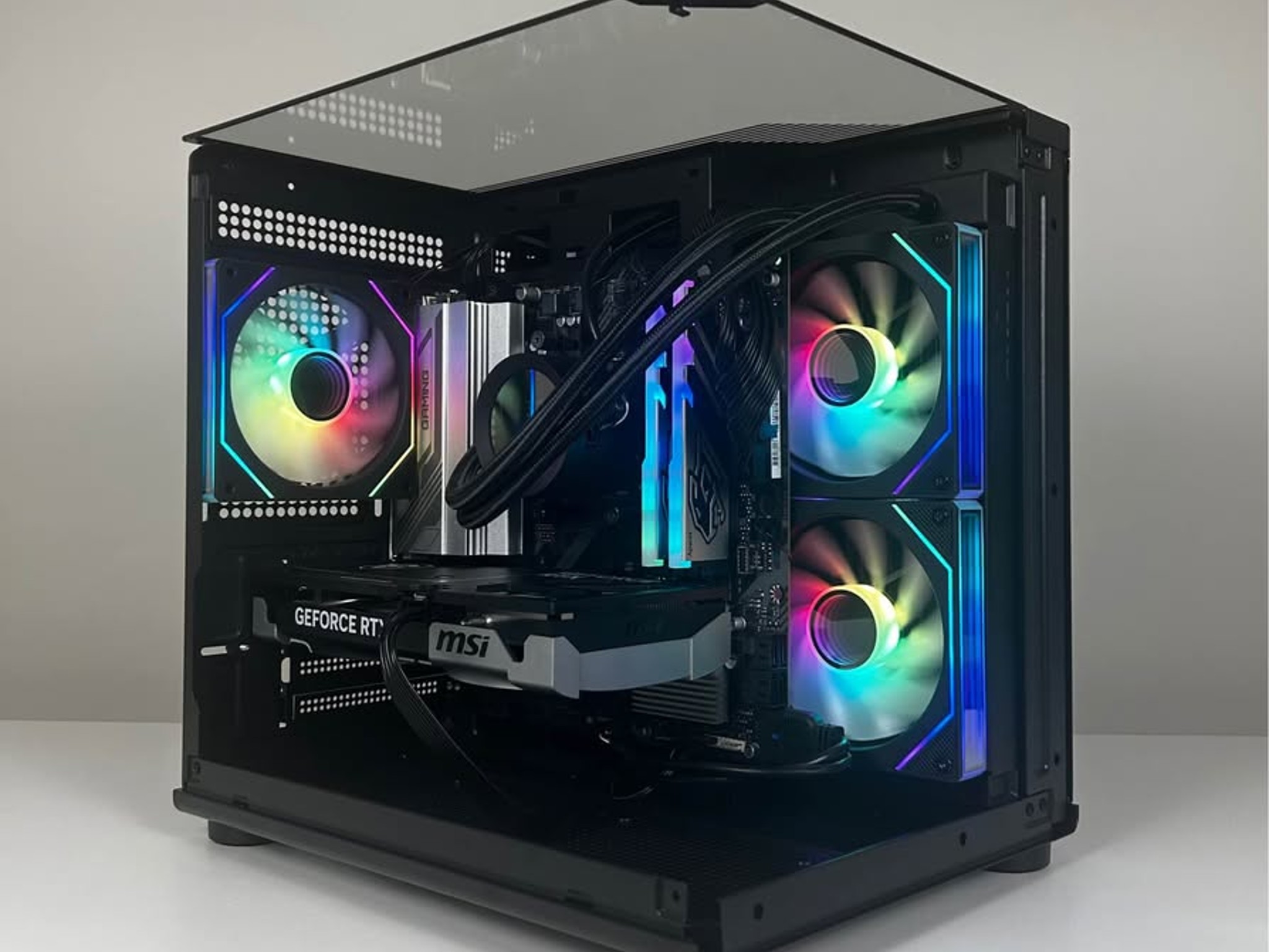⚡8700F / RTX 5060 Ti Gaming PC⚡| Infinity Fans + Customizable LCD Display