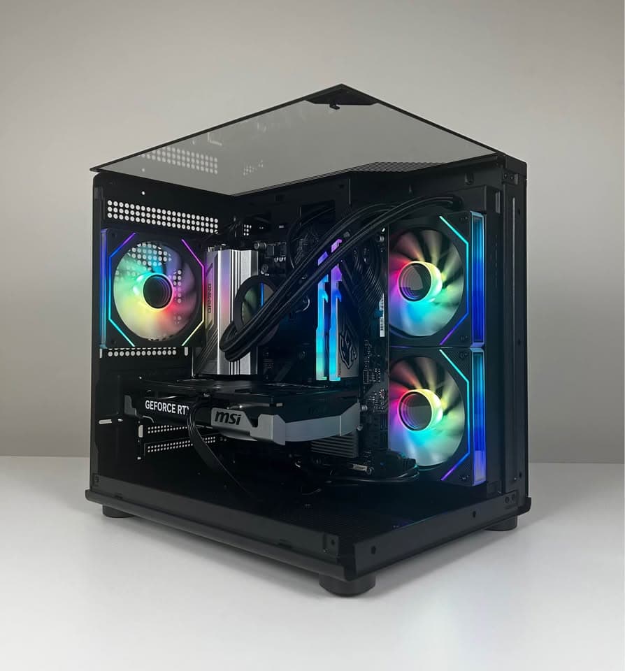⚡8700F / RTX 5060 Ti Gaming PC⚡| Infinity Fans + Customizable LCD Display